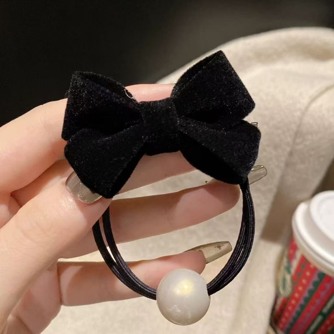Diamond hair tie headwear, a rubber band hair band for tying hair, a shiny hair accessory, a must-have for hair care, simple, fashionable and durable Specification image