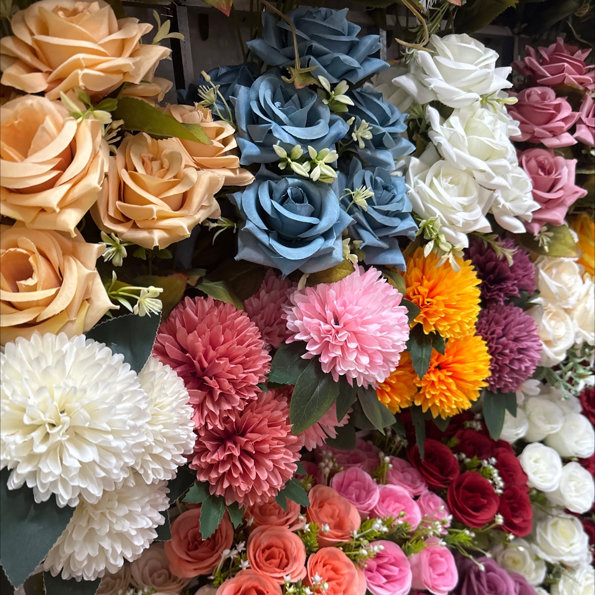 年宵花仿真花假花diy材料包 永生花手工制作套装 室内装饰花艺设计素材1