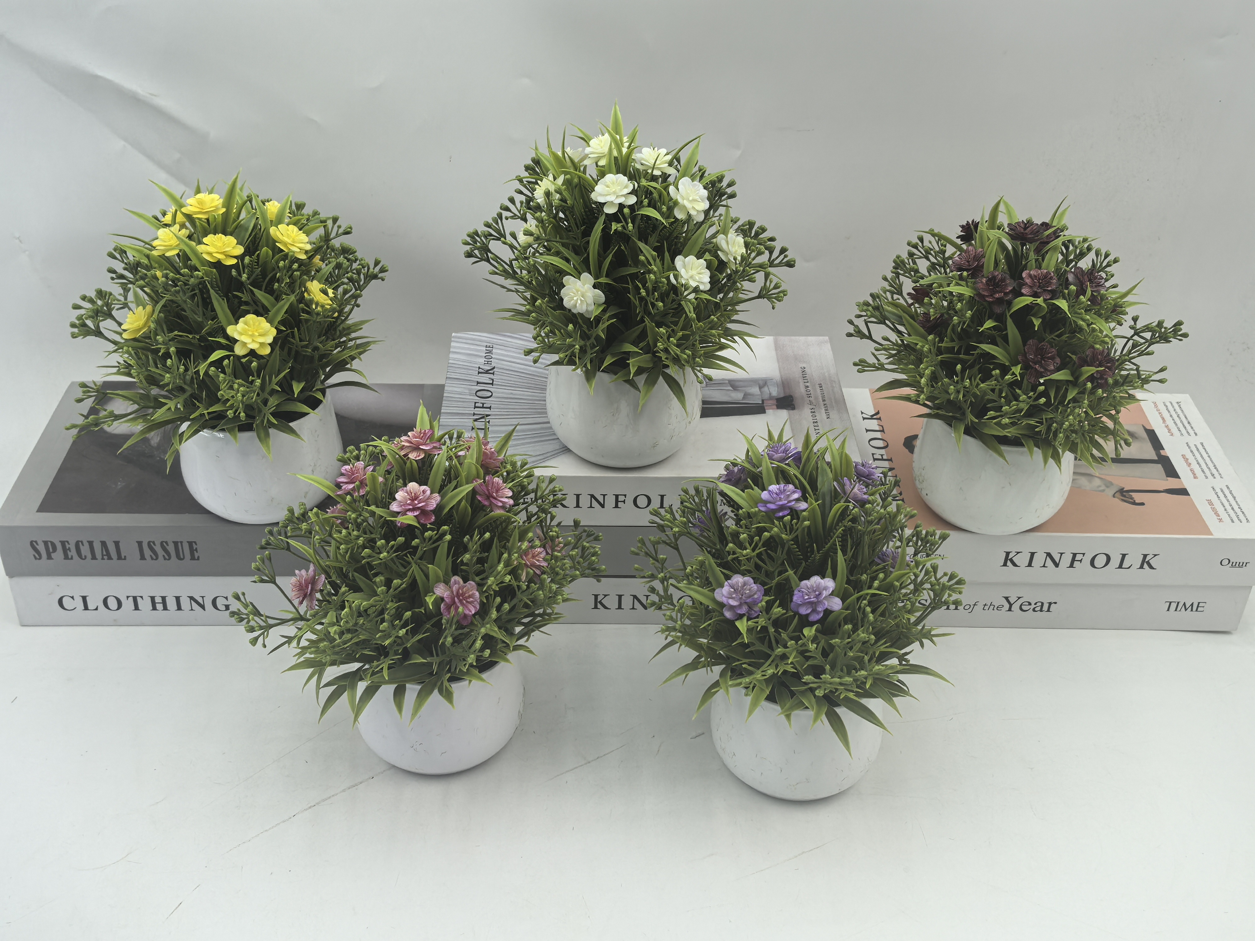 人造盆栽细节图