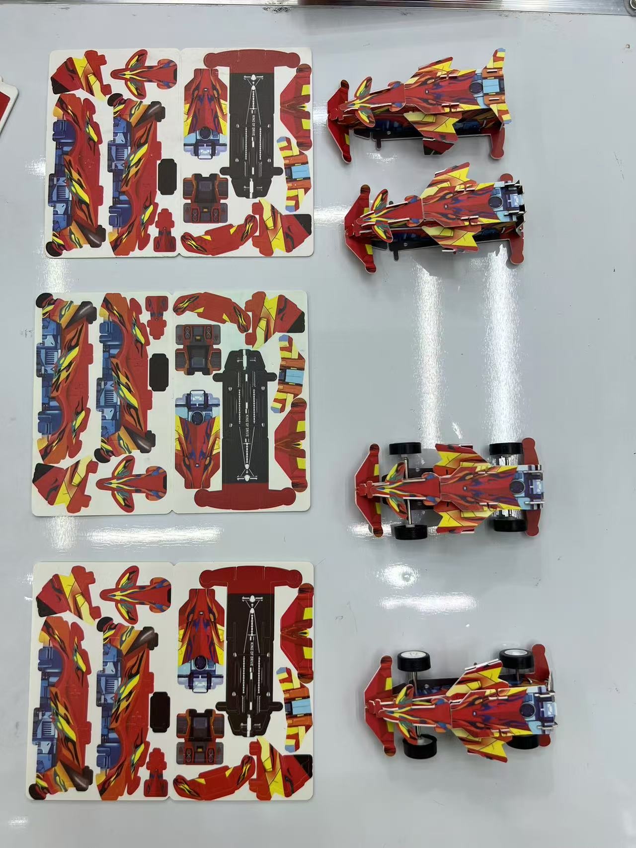 儿童玩具拼装玩具汽车赛车玩具款 安全无毒 创意互动游戏玩具 适合3-6岁宝宝详情图2