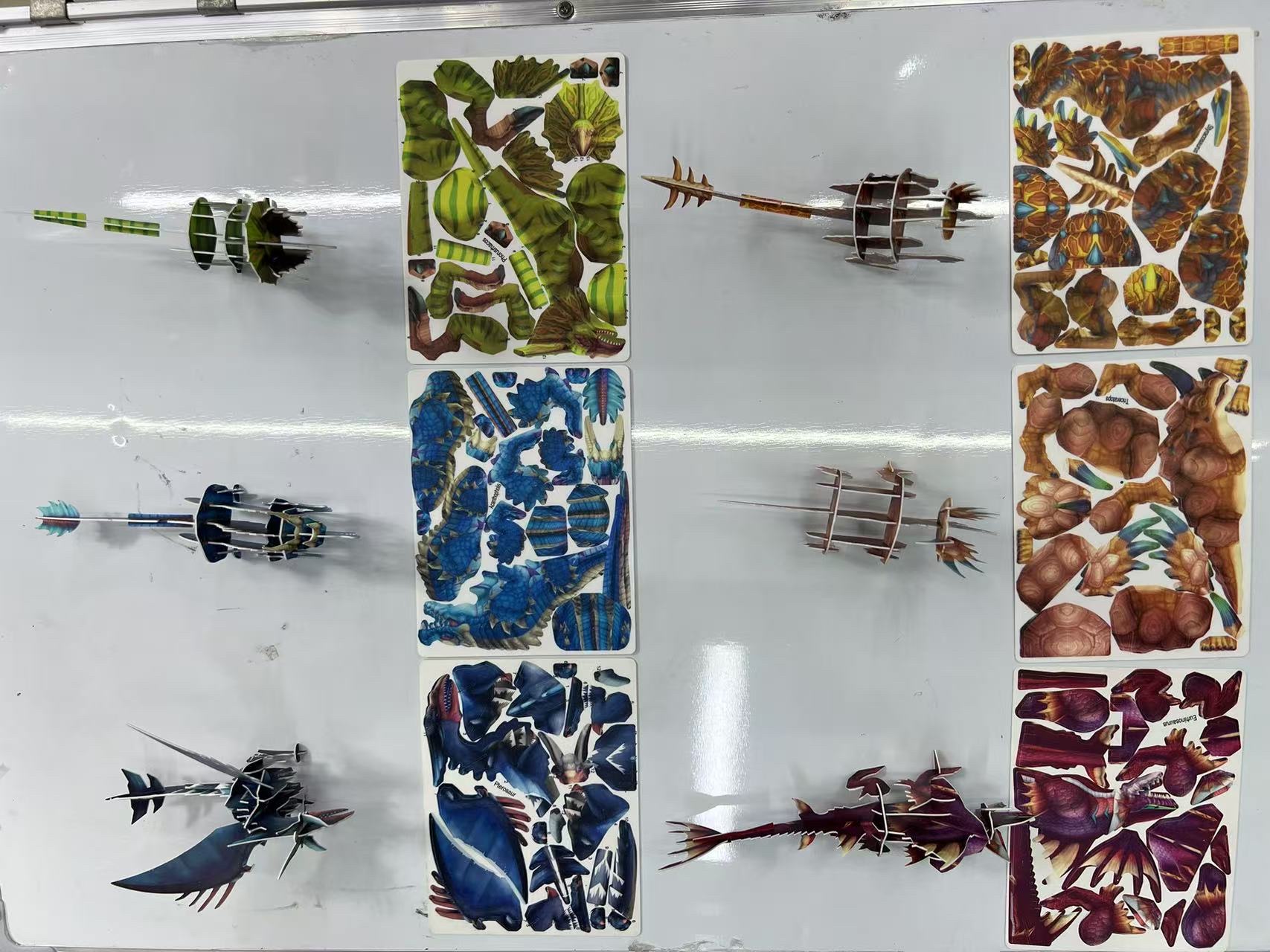 Children's toy assembly toy dinosaur jigsaw puzzle, safe, non-toxic, creative interactive game, a must-have for parent-child family fun time