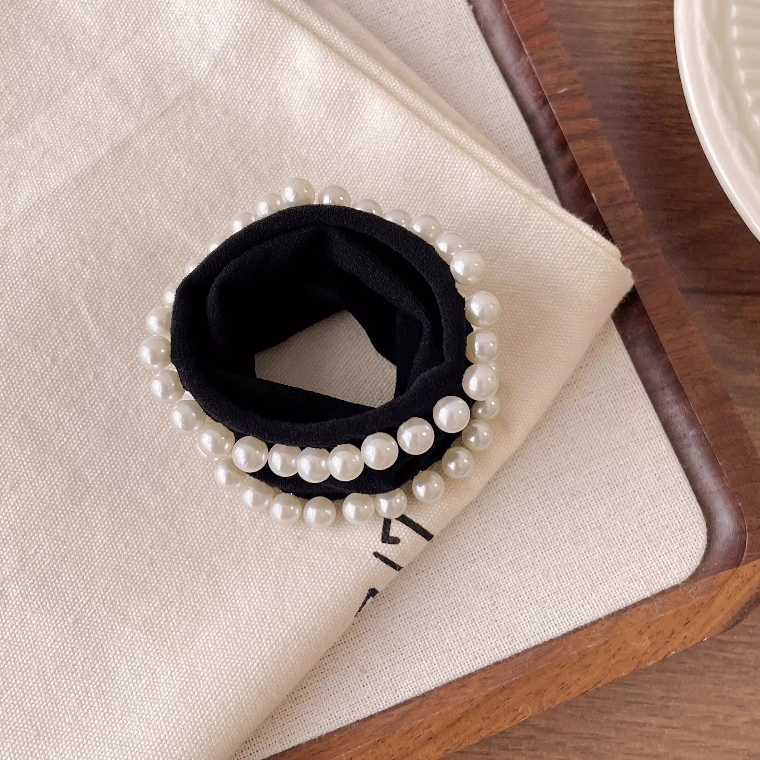 秋冬新款大肠圈发圈 头绳饰品 简约时尚发饰 持久弹力不伤发质发圈头绳详情图5