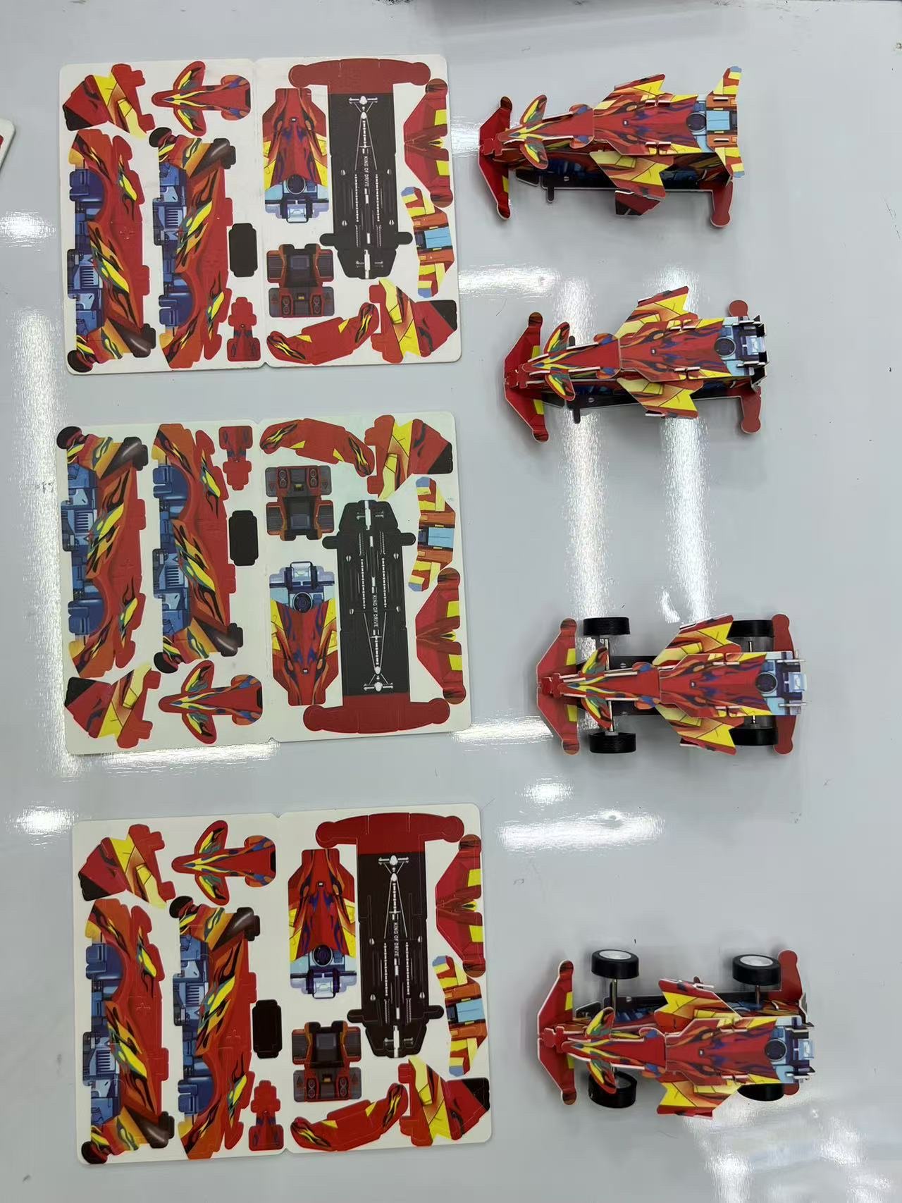 儿童玩具拼装玩具汽车赛车玩具款 安全无毒 创意互动游戏玩具 适合3-6岁宝宝详情图5