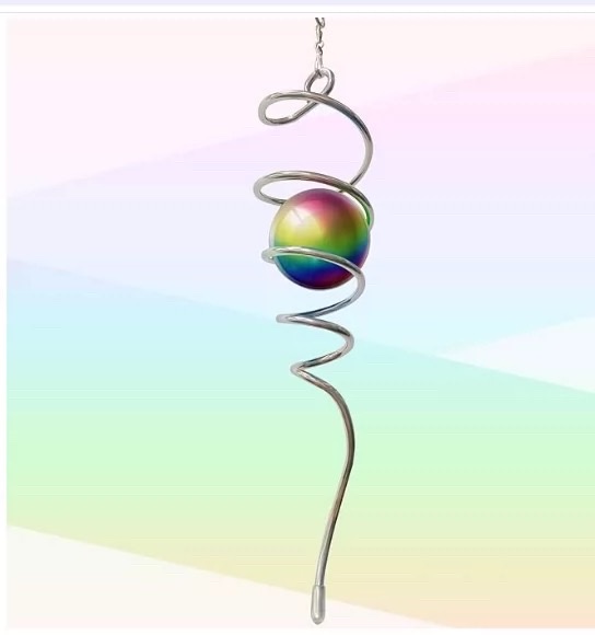 凤尾挂钩七彩珠子亚马逊热销曼陀罗风铃产品图