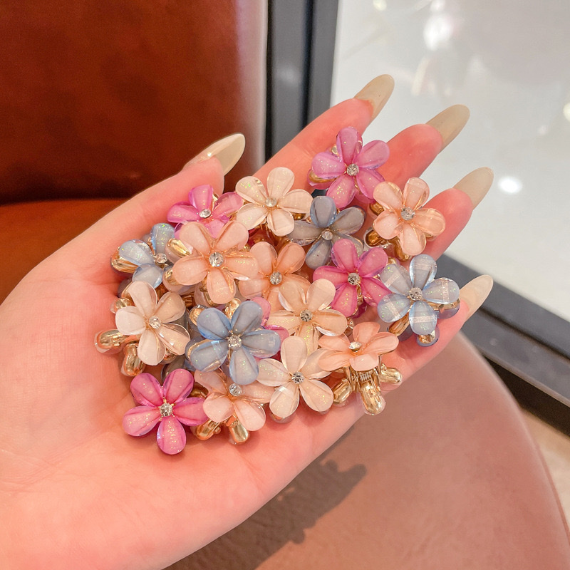 创意饰品植绒发夹 发卡发饰 美发装饰品 发型点缀 简约时尚持久固定详情图4