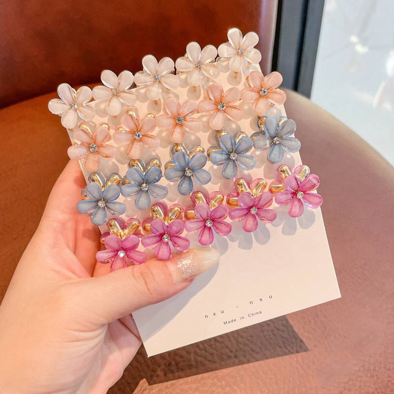 创意饰品植绒发夹 发卡发饰 美发装饰品 发型点缀 简约时尚持久固定详情图5