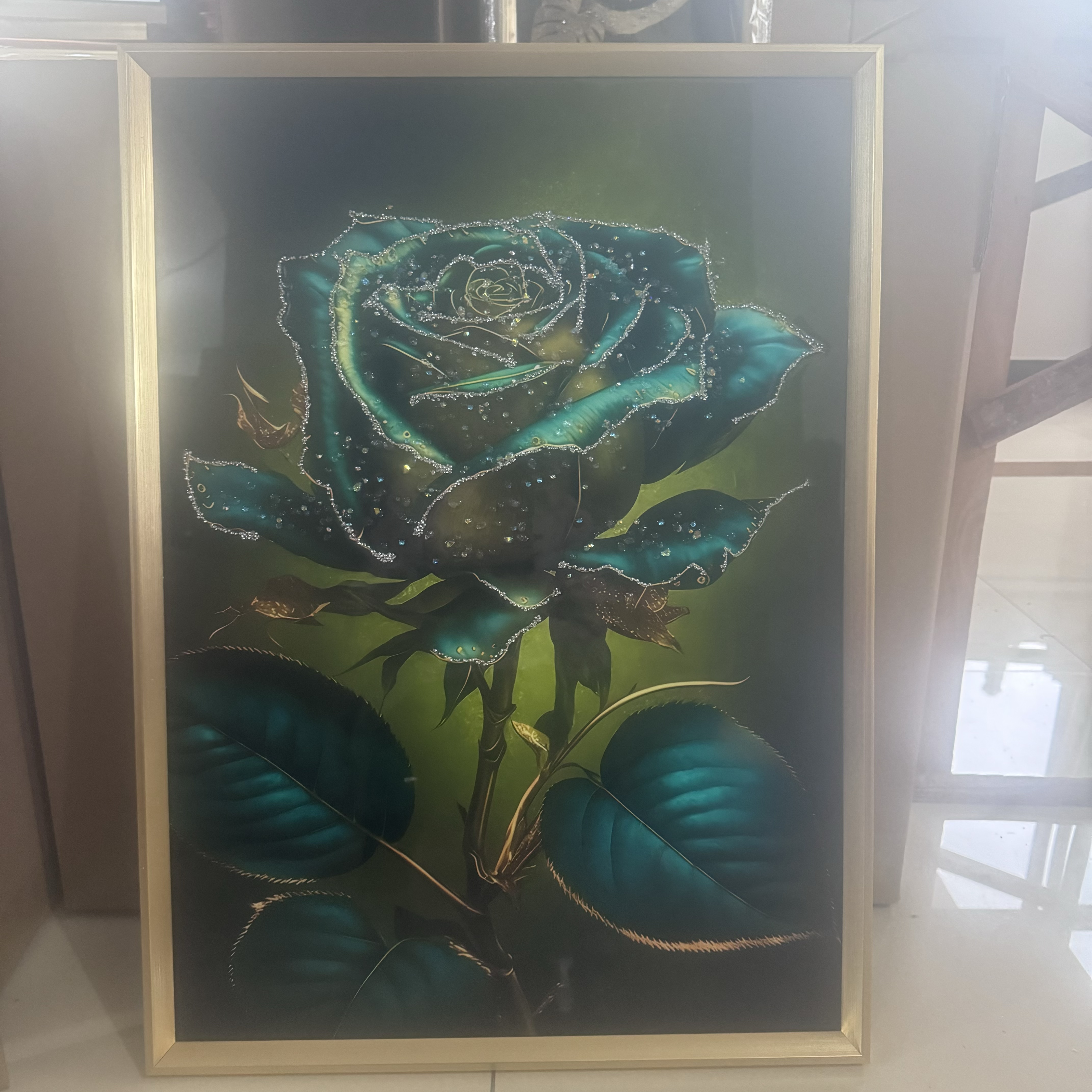 晶瓷晶钻风景花朵系列装饰画沙发装饰画