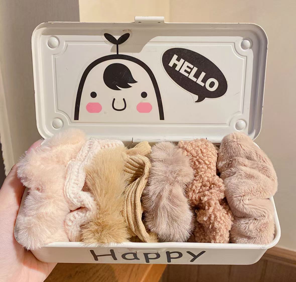 秋冬新款饰品 头绳发圈 美发绑头发橡皮筋 持久弹力不伤发 韩版简约时尚发饰