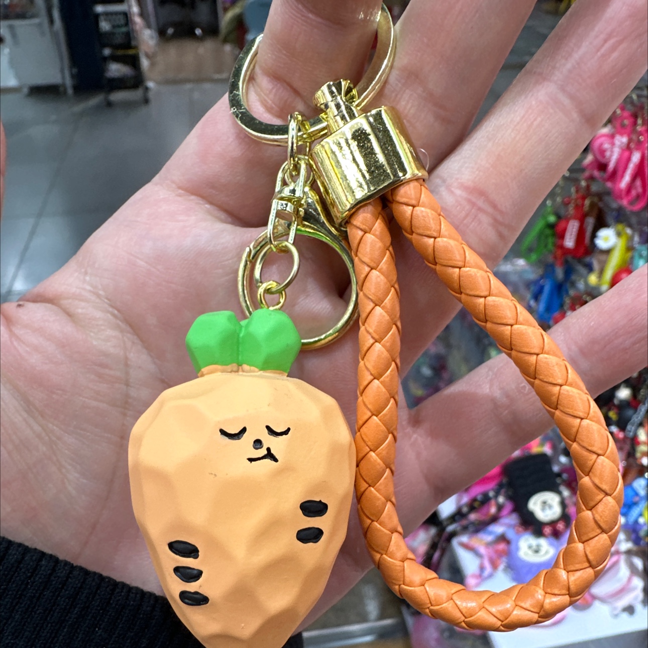 钥匙扣胡萝卜玩偶挂饰