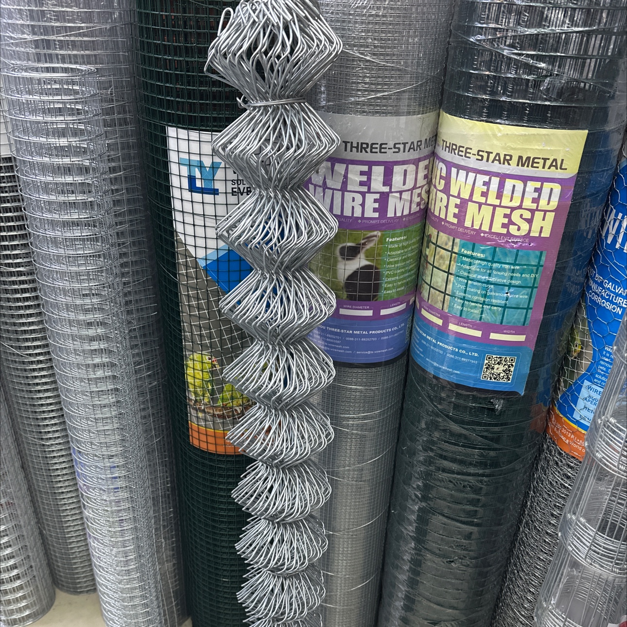 AOLE 热镀锌勾花网 Hot dip galvanizing chain link fence Wire Mesh详情图1