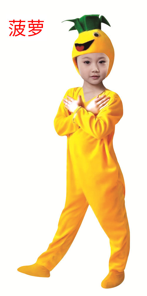 Wholesale of children's performance costumes and children's fruit costumes Item Picture