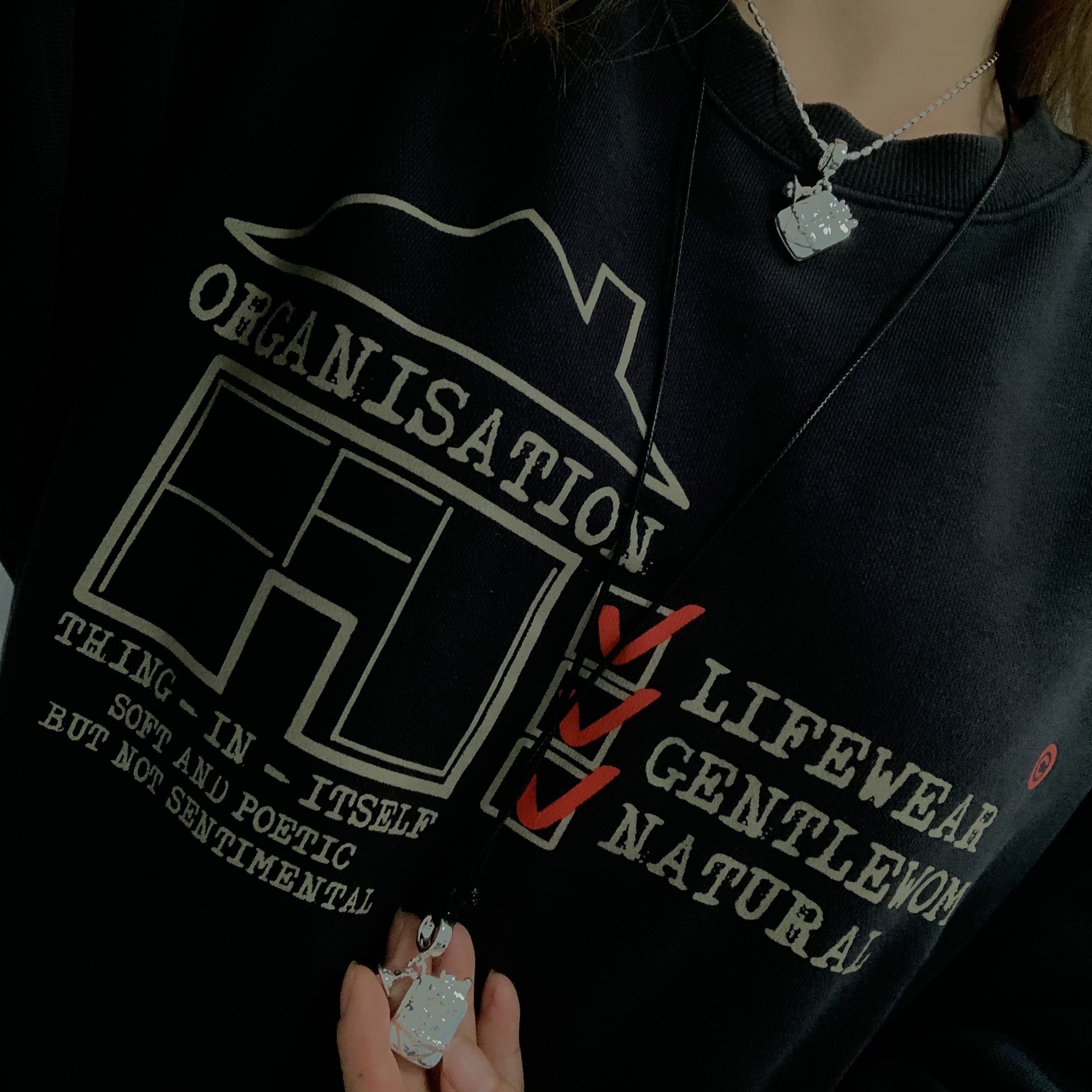 打电话吗？超可爱电话毛衣链项链立体按键韩系ins风皮绳链条款女欧美详情图8