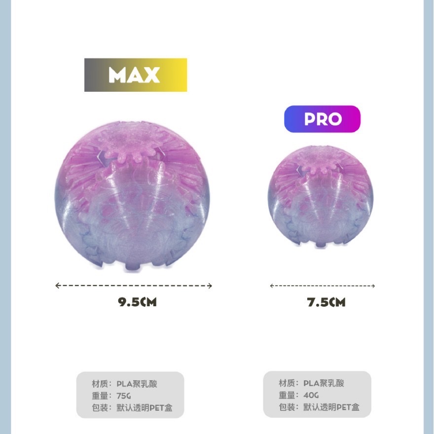 3D打印跨境齿轮球热销解压球旋转球可活动趣味一体 gear ball细节图