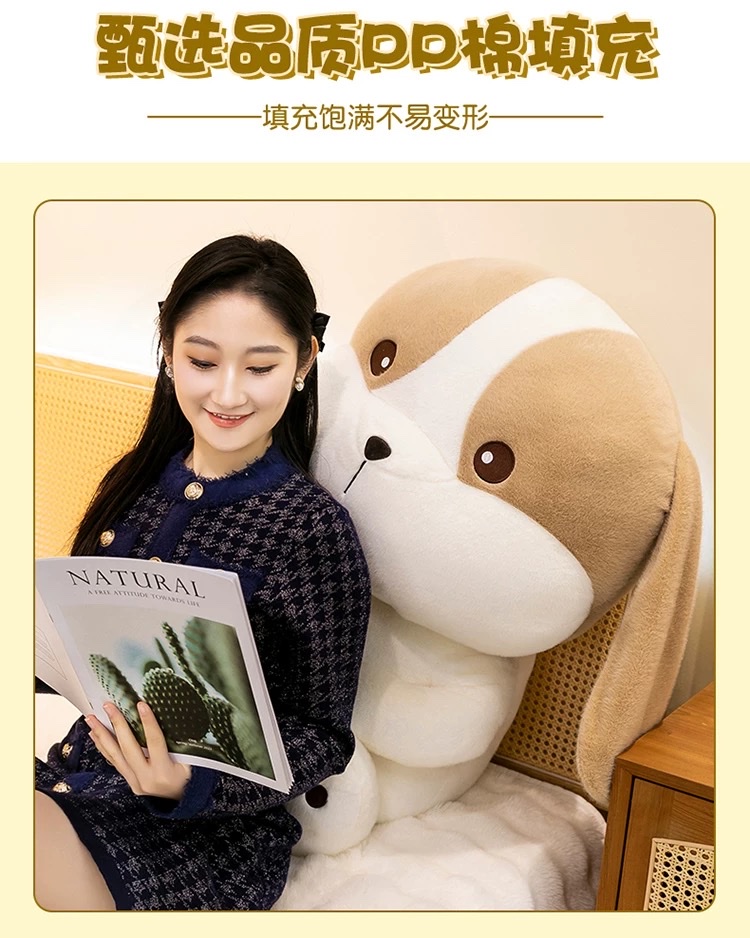 卡通创意奶酪狗狗玩偶毛绒玩具儿童布娃娃女孩子睡觉抱枕礼物娃娃毛绒玩具儿童玩具详情图5
