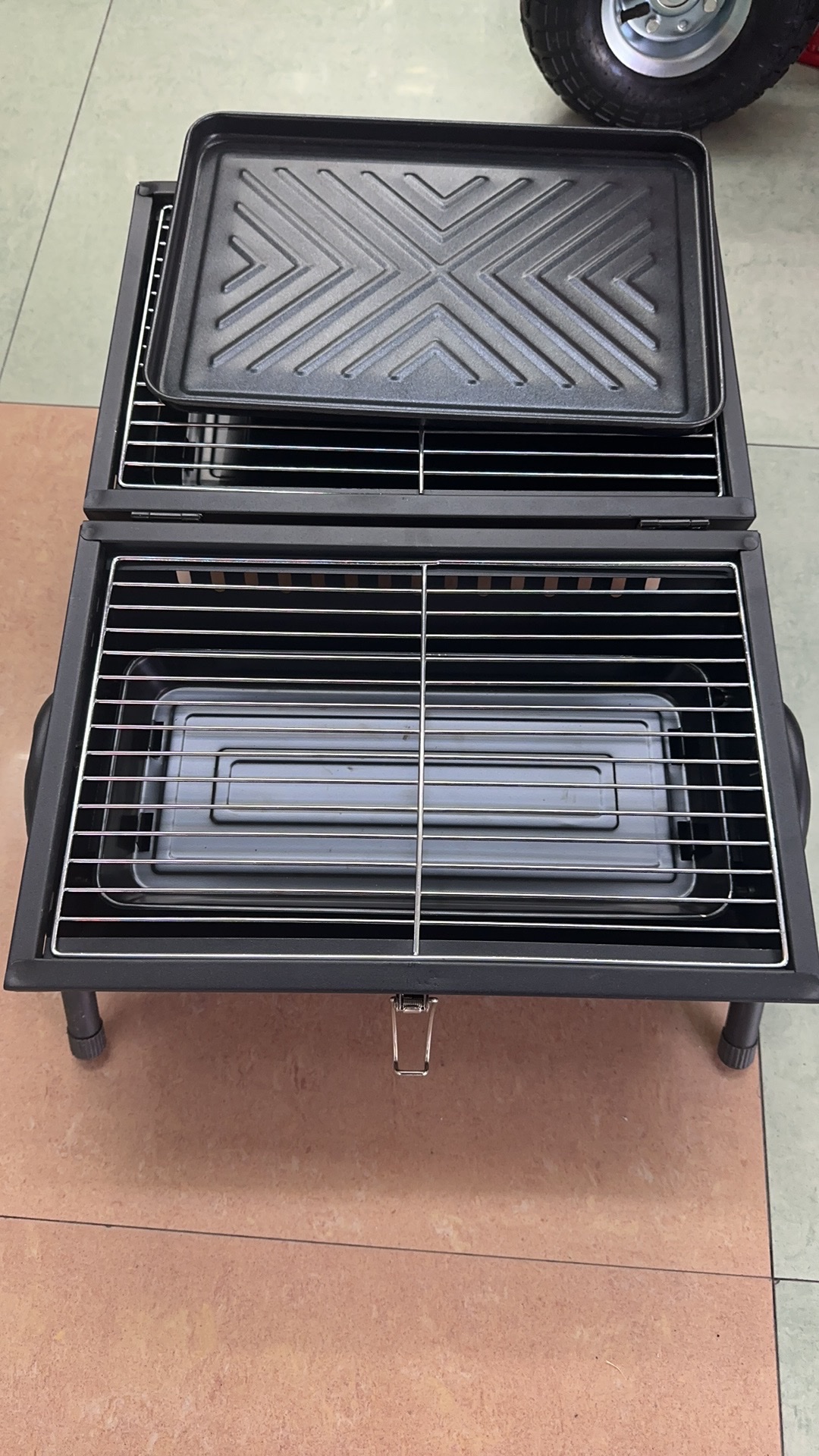 户外烧烤炉烧烤架图表 高温耐用 便携式烧烤工具 家庭聚会必备品 BBQ烤肉神器详情图1