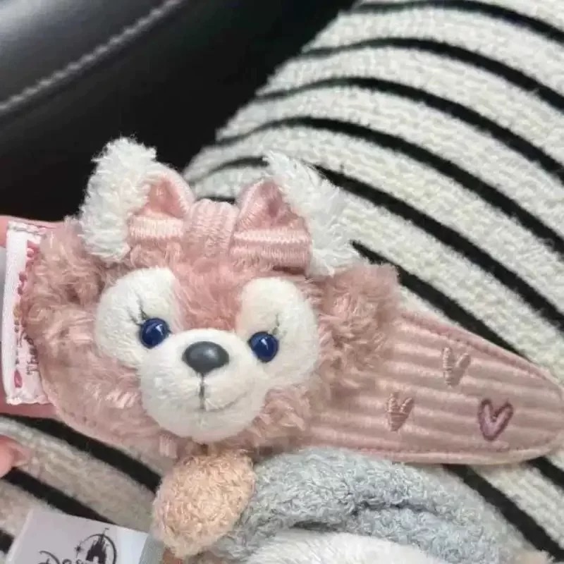 懒懒雪莉玫达菲熊发夹毛绒可爱卡通公仔玩偶发饰一字夹韩系少女心发夹发饰