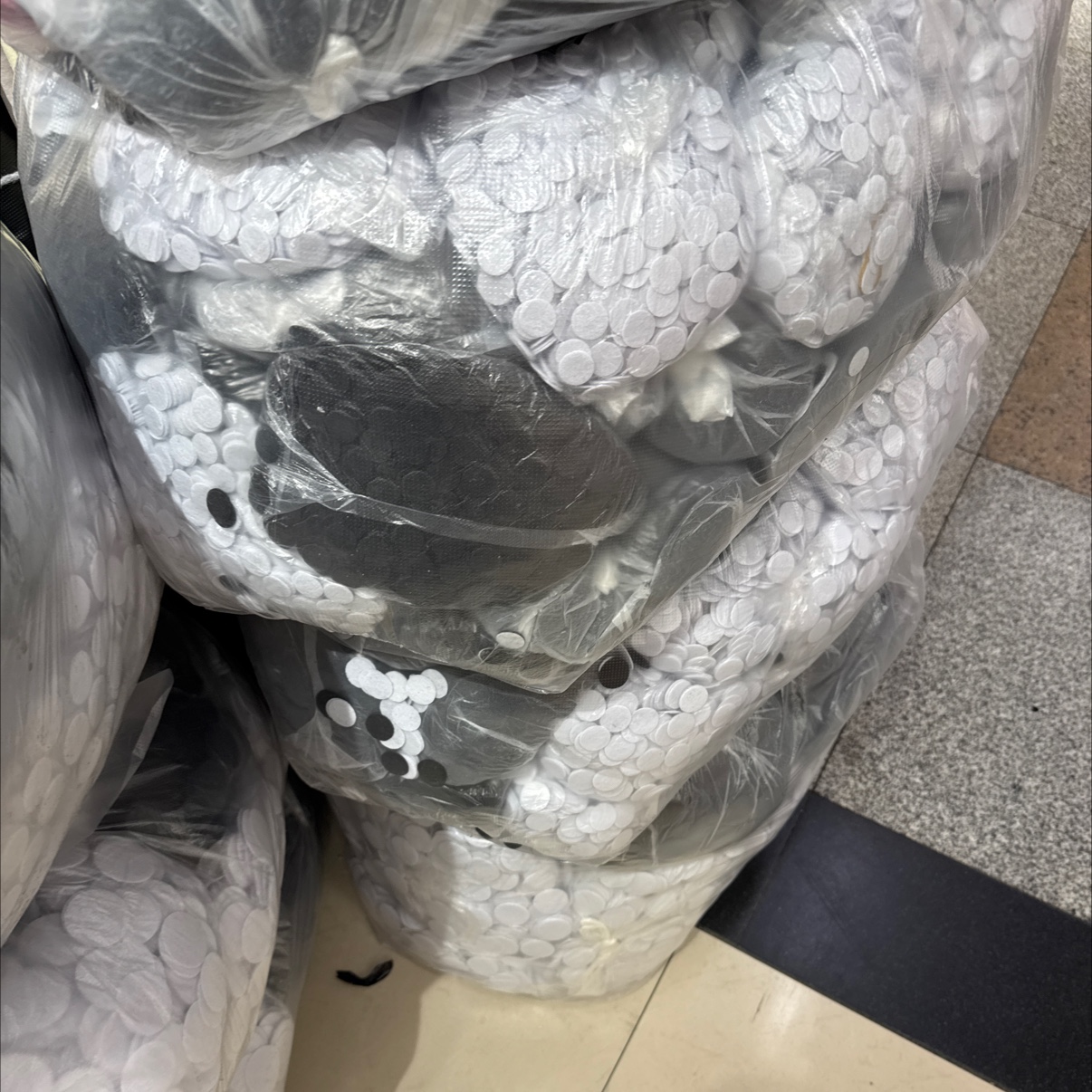 现货供应不织布无纺布圆片垫片底片DIY手工饰品发饰辅料配件详情图2
