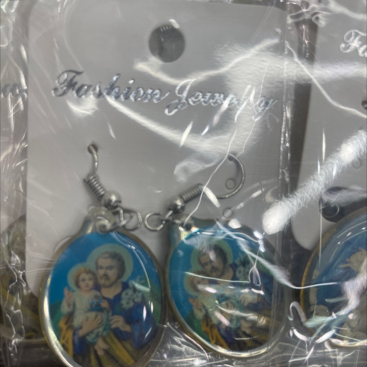 带图片耳环产品图