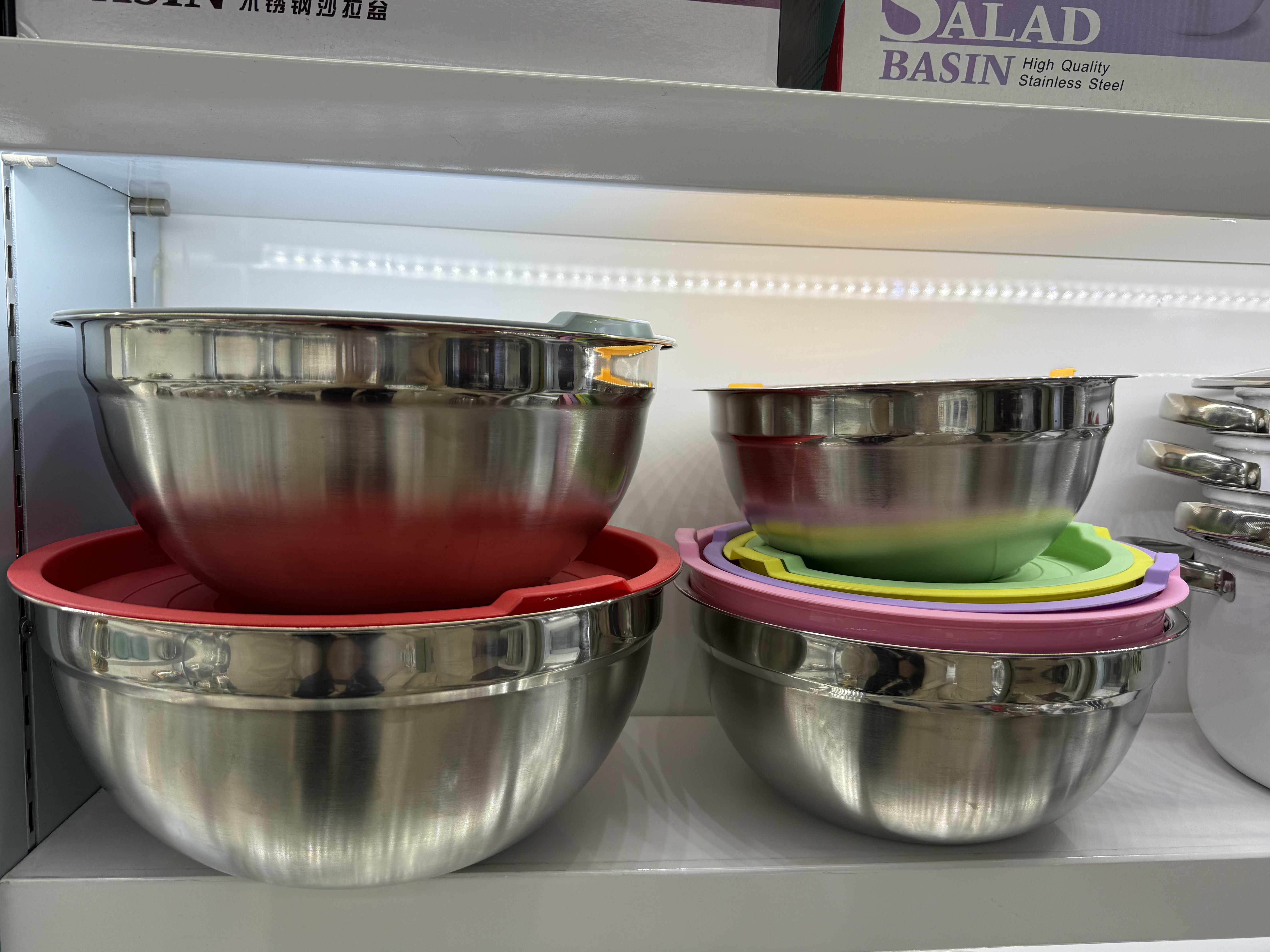Colorful lid multi-functional seasoning jar 7-piece set, 18-30cm