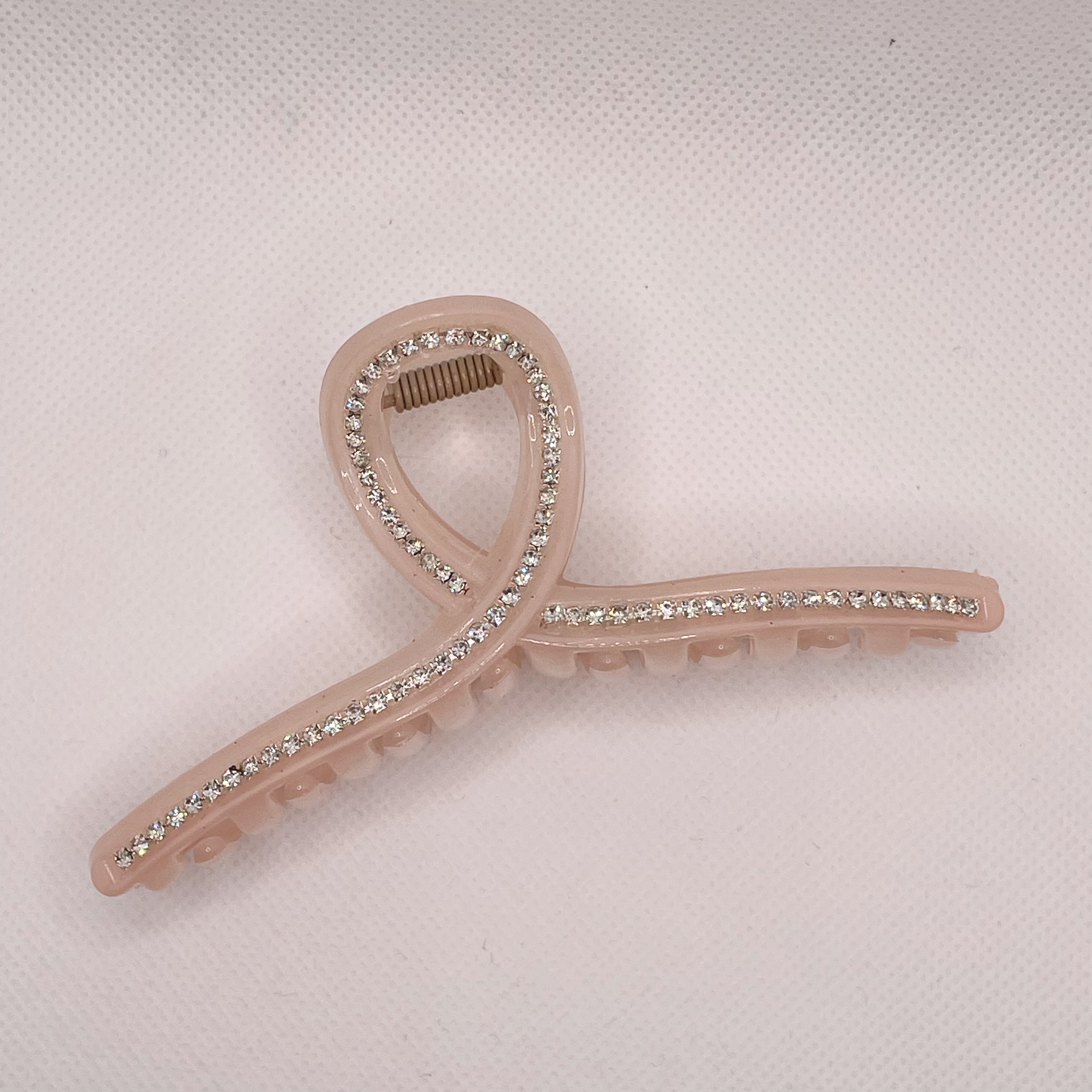 The PC hairpin clip with a high-end feel, diamond-encrusted grab clip, large hairpin, simple hair accessory, shark clip hairpin at the back of the head detail image 8