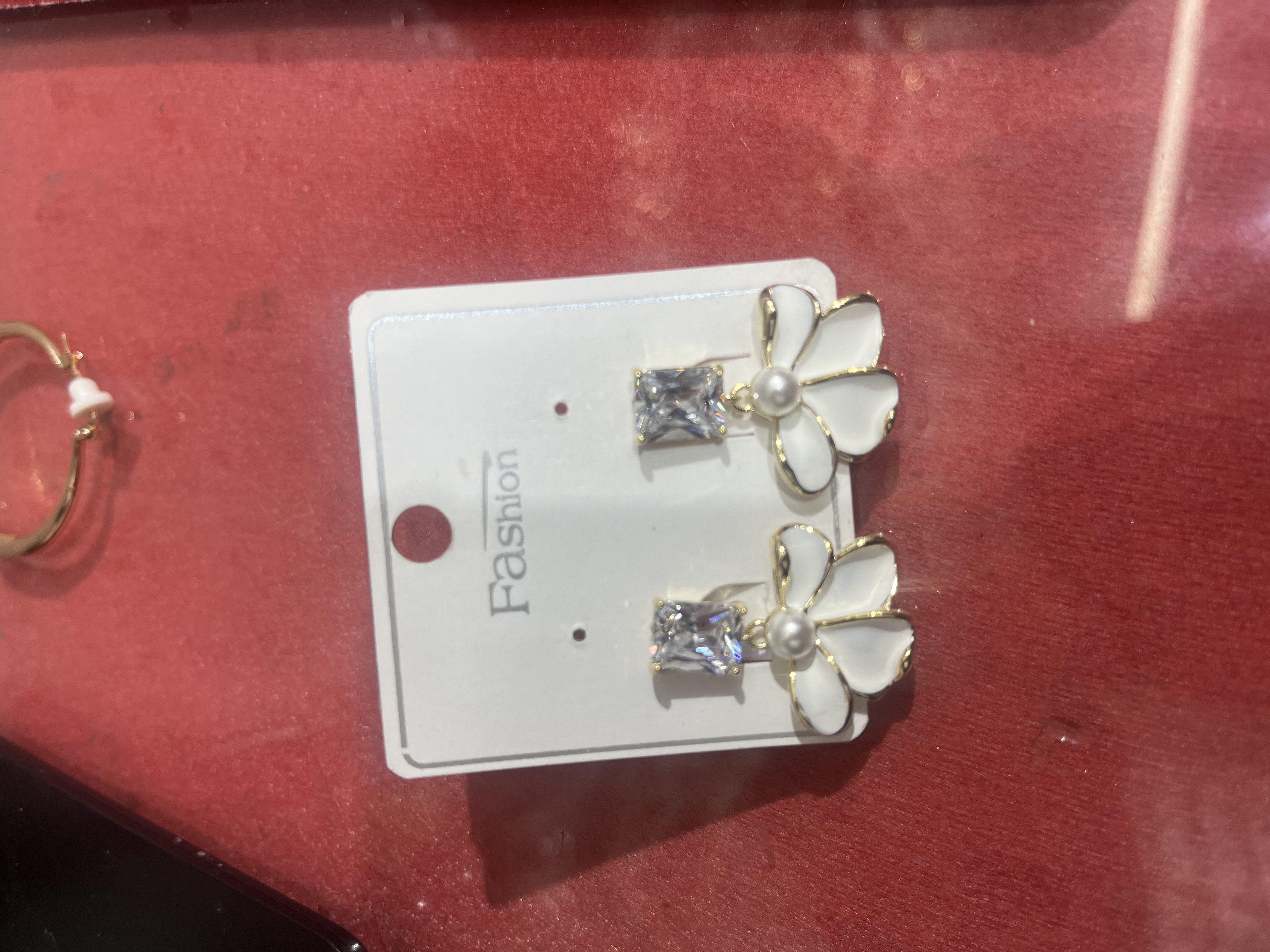 大珍珠耳夹耳骨夹套装 长城设计元素 戒指男款 个性时尚耳饰配饰细节图