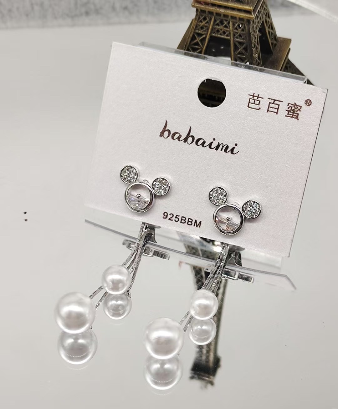 烧焊锆石耳环 高级感耳饰 时尚饰品 炫酷耳环 打造独特风格产品图