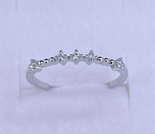 小众设计款轻奢戒指锆石戒指