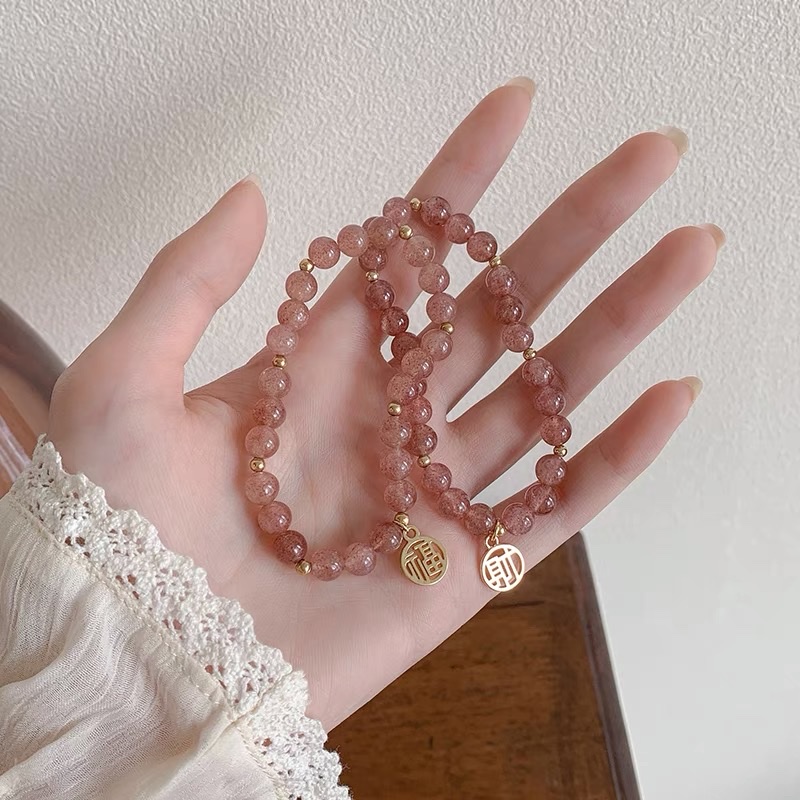 水晶手链手串 高档时尚女士饰品 精致水晶元素设计 详情图1