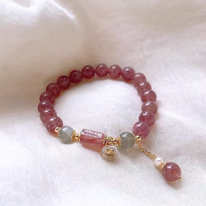 水晶手链女款时尚饰品 水晶手串简约款 