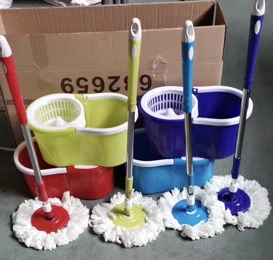 拖把套装 拖布挤水桶一体式 家用清洁工具 方便收纳 拖布易清洗不掉毛