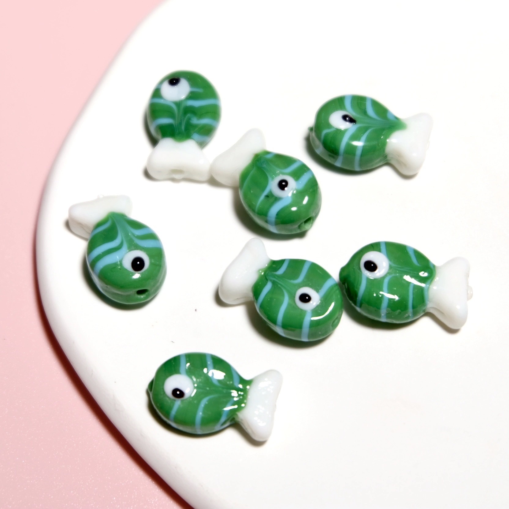 爆款可爱卡通精品12 x 15小鱼盐城富翔珠宝国际商贸城E区2楼3街5 5 3 1 A白底实物图