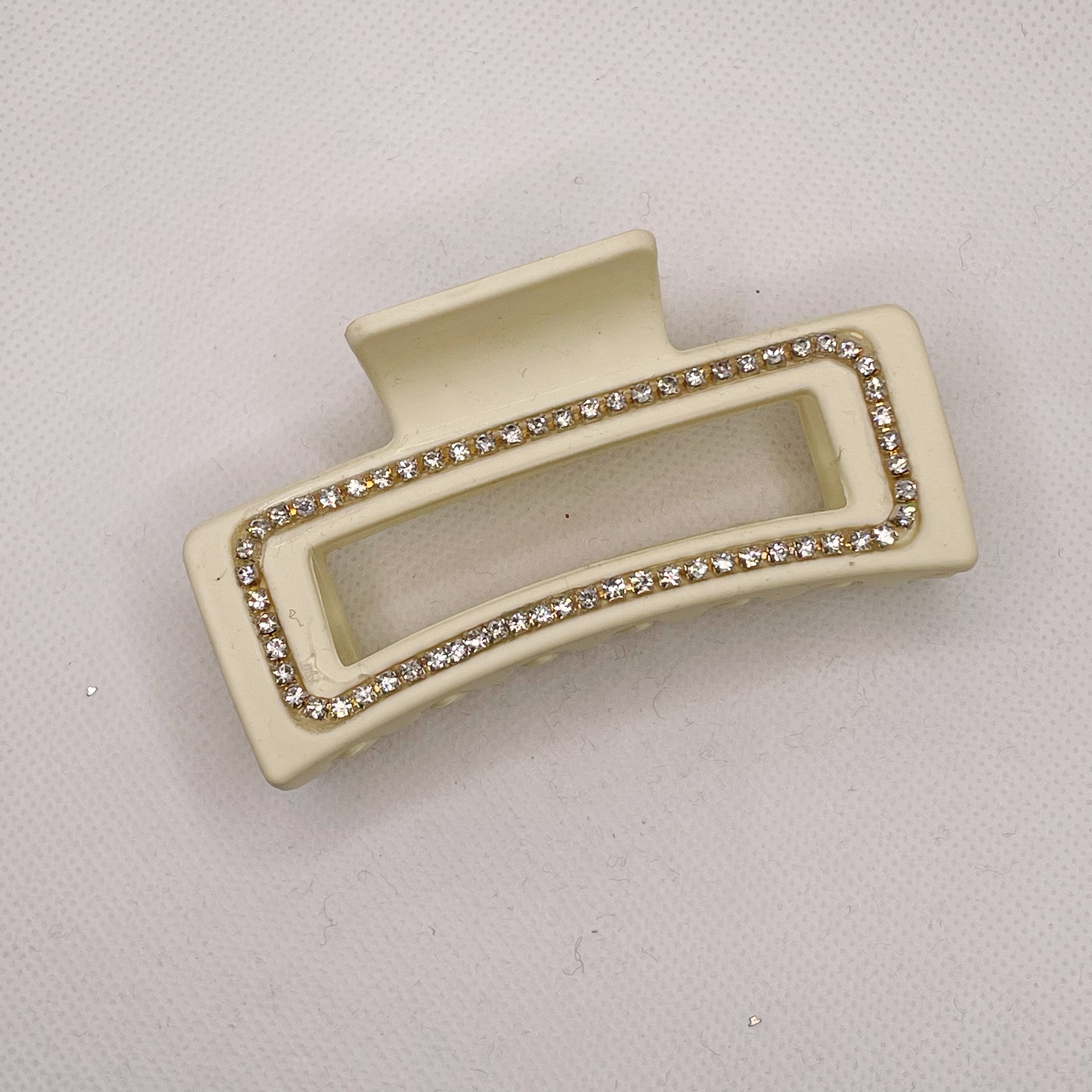 PC hair clips, high-end diamond-encrusted grab clips, large hair clips, simple hair accessories, shark clips at the back of the head Specification image