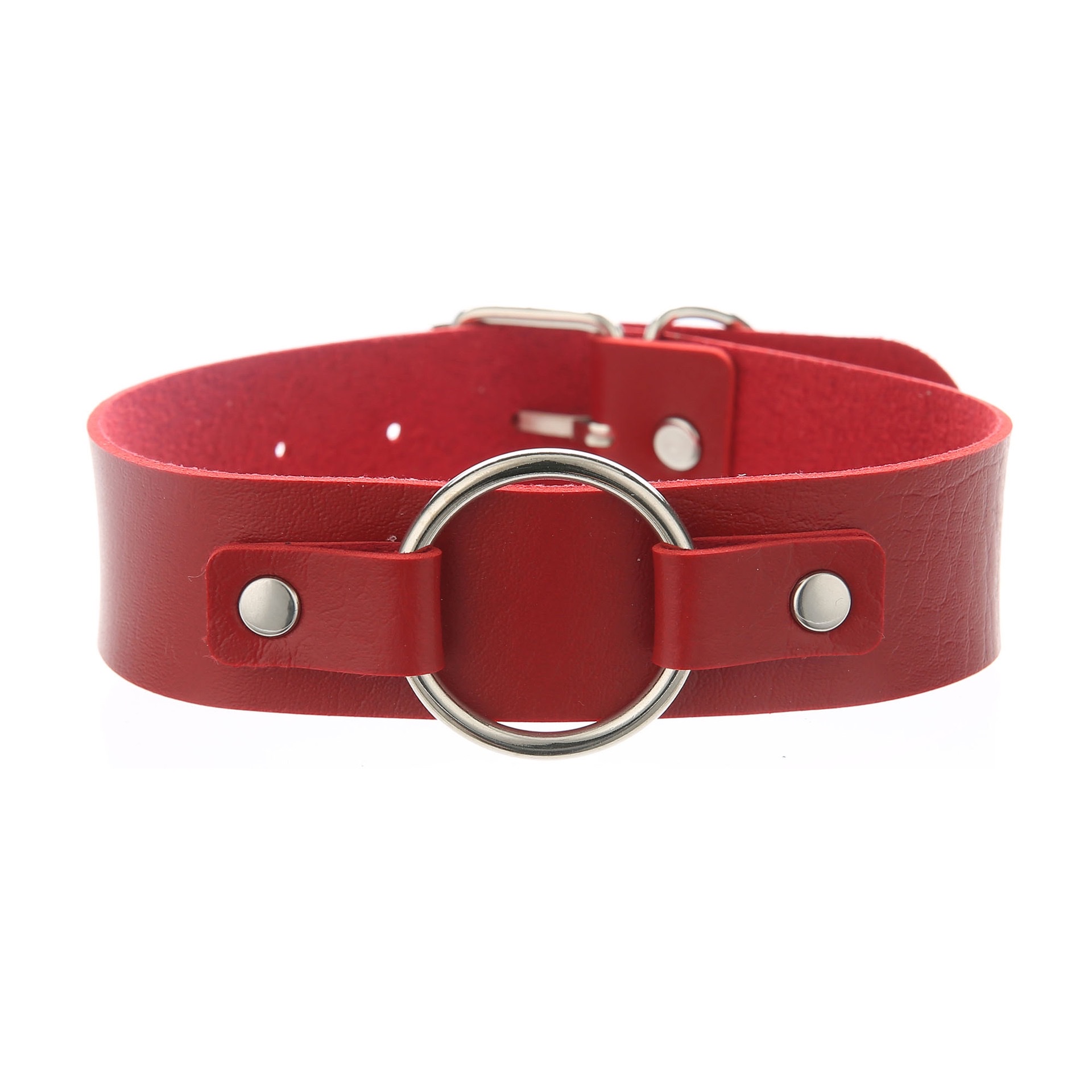 New punk street style Harajuku soft girl men's and women's necklaces, leather necklaces, necklaces, women's Japanese and Korean ring necklaces, neck ornaments Application Scenario