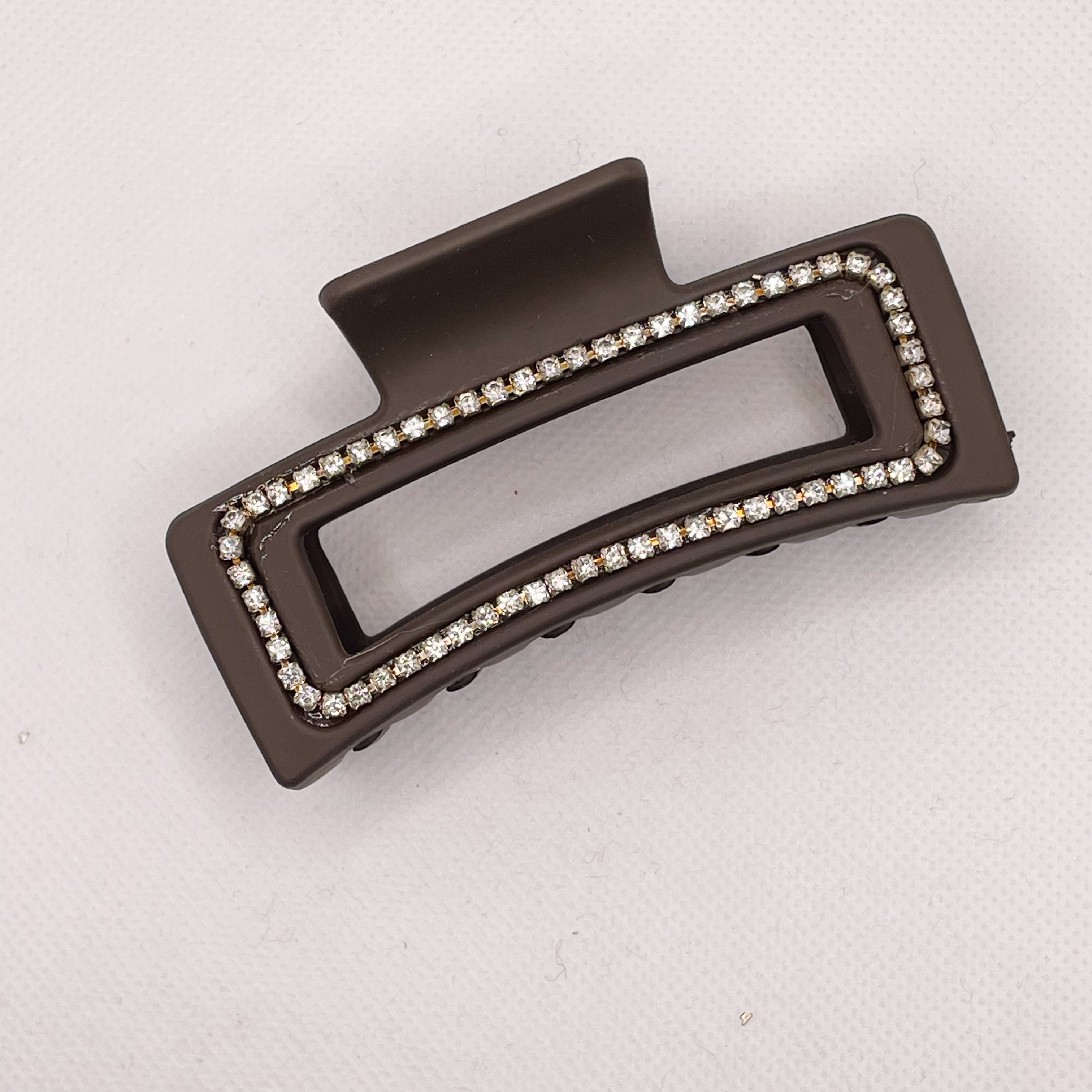 PC hair clips, high-end diamond-encrusted grab clips, large hair clips, simple hair accessories, shark clips at the back of the head detail image 6