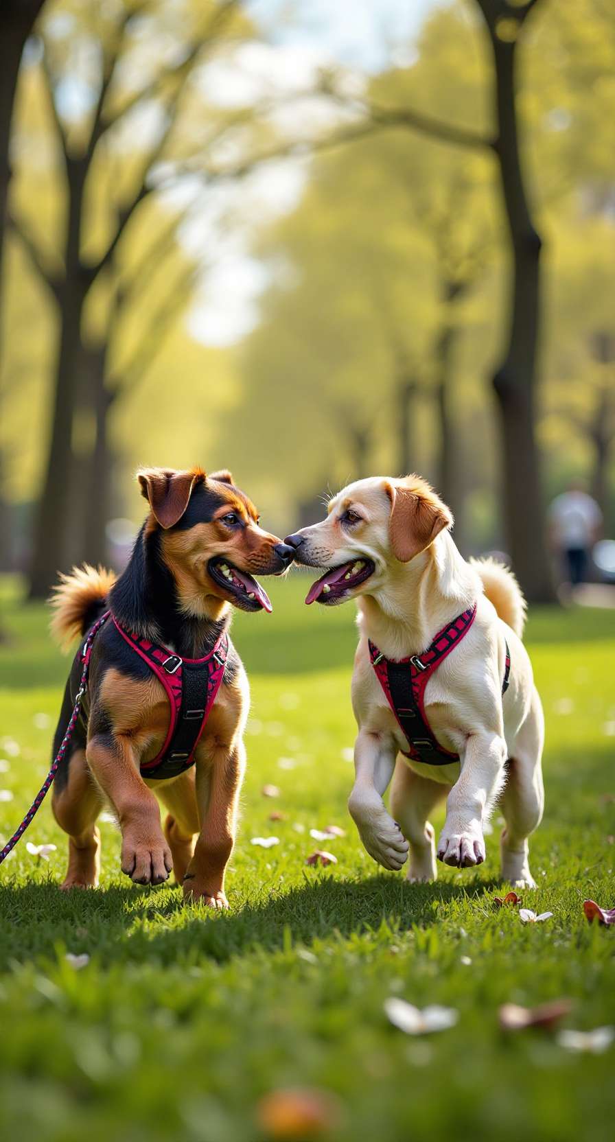 宠物项圈狗狗专用牵引绳，带舒适胸背带 宠物用品狗狗牵引套装 宠物绳耐拉扯耐用安全舒适牵引绳宠物绳细节图