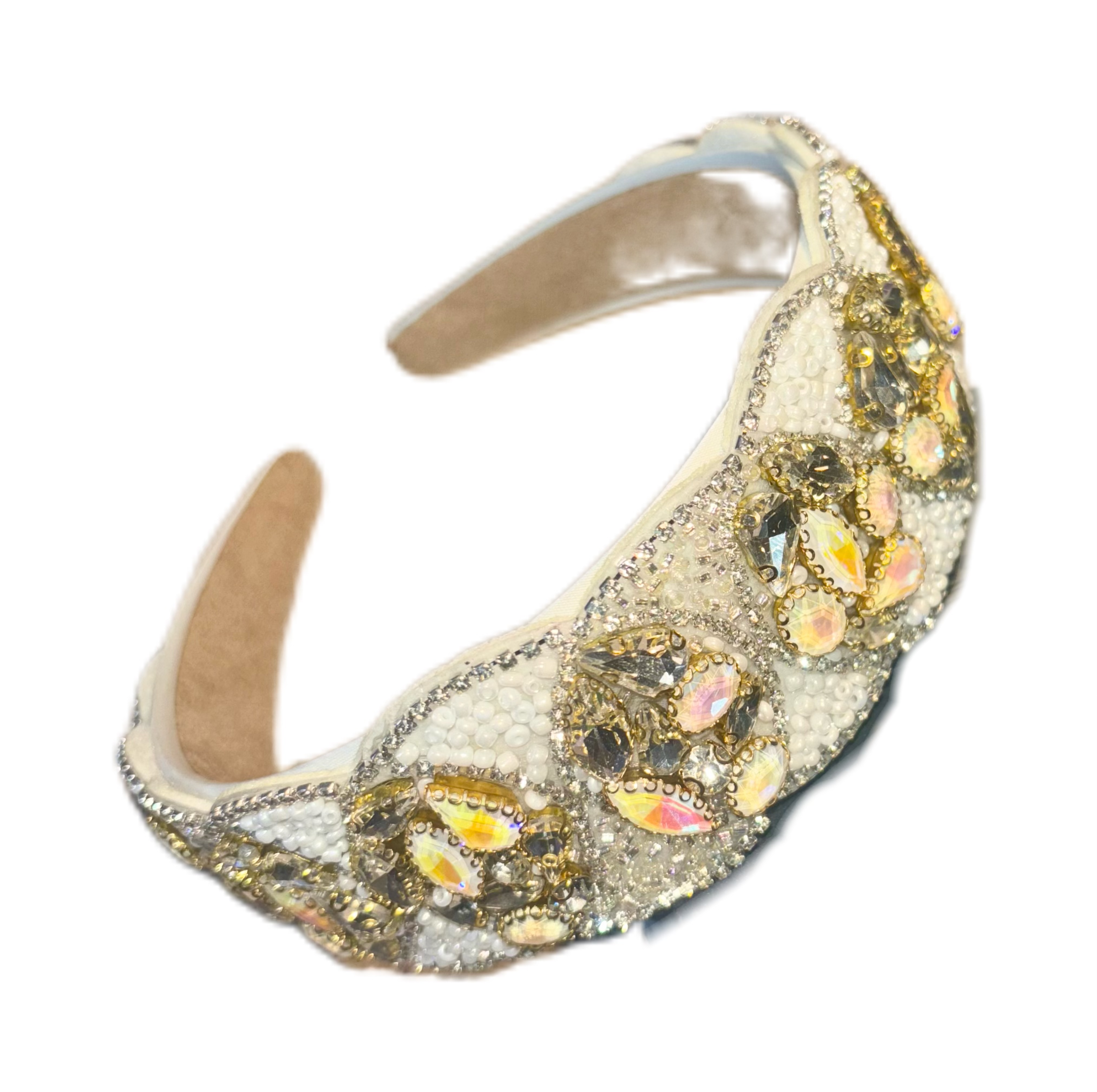 新款欧美巴洛克 高端华丽精致全钻手工缝制发箍 小香风网红款发饰详情图2