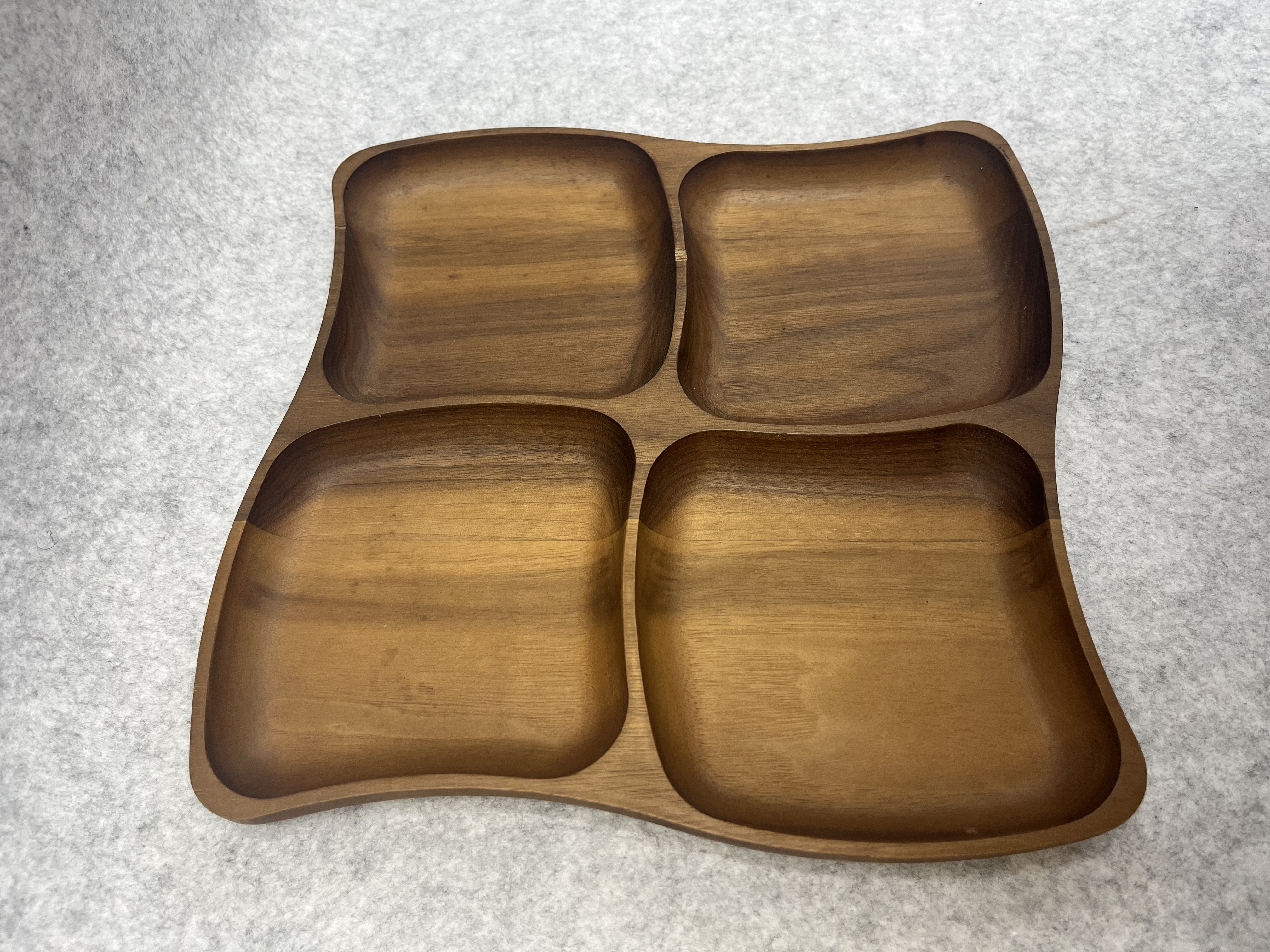 Guochao Fruit Set: Dried fruit plate, candy box, New Year's home wooden living room relocation, fruit plate, New Year's snack compartments storage box, easy food plate details Picture