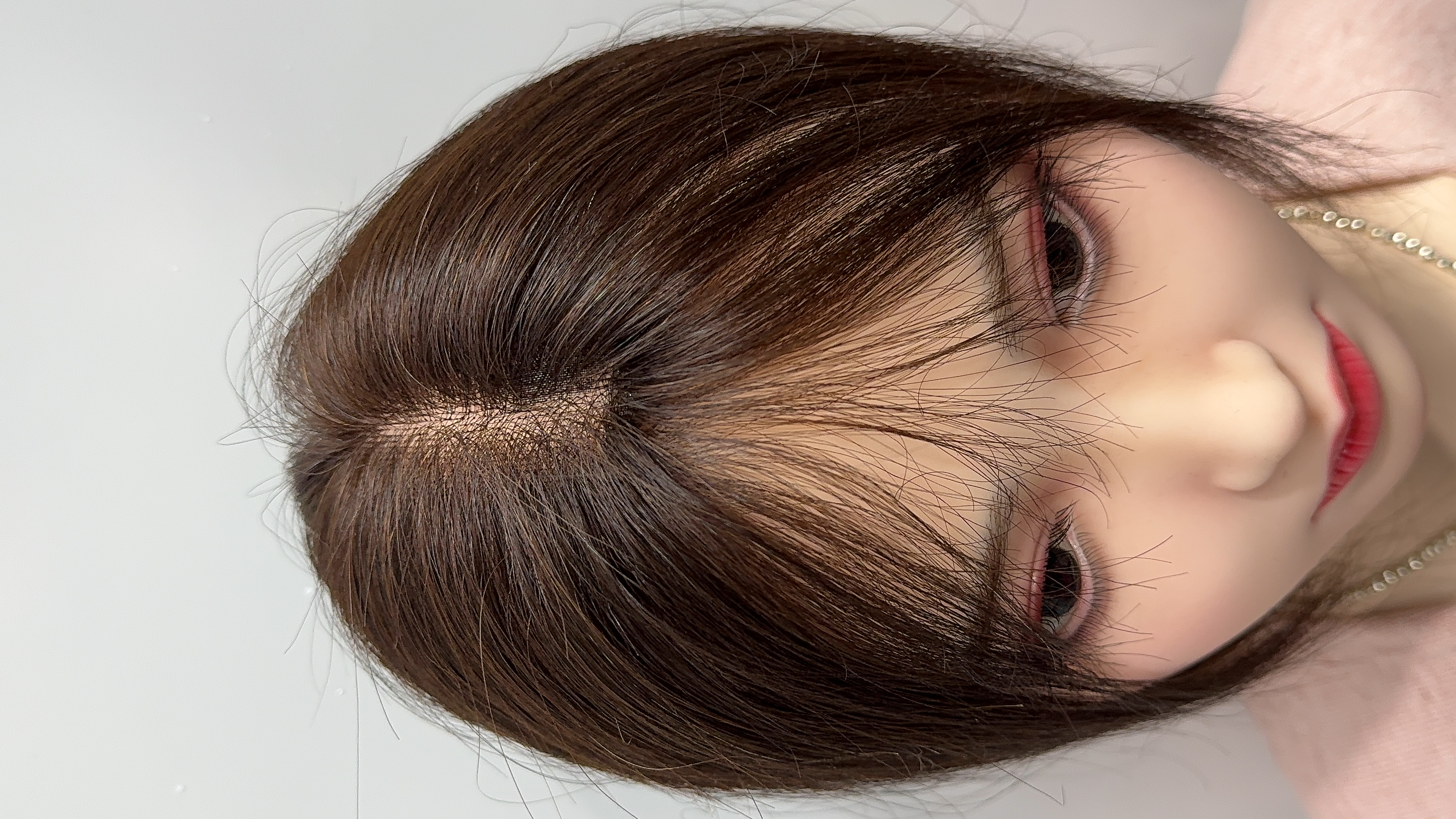 Peluca de pelo real para mujeres peluca de alta calidad peluca real natural fácil de cuidar peluca para mujeres moda nueva llegada details Picture