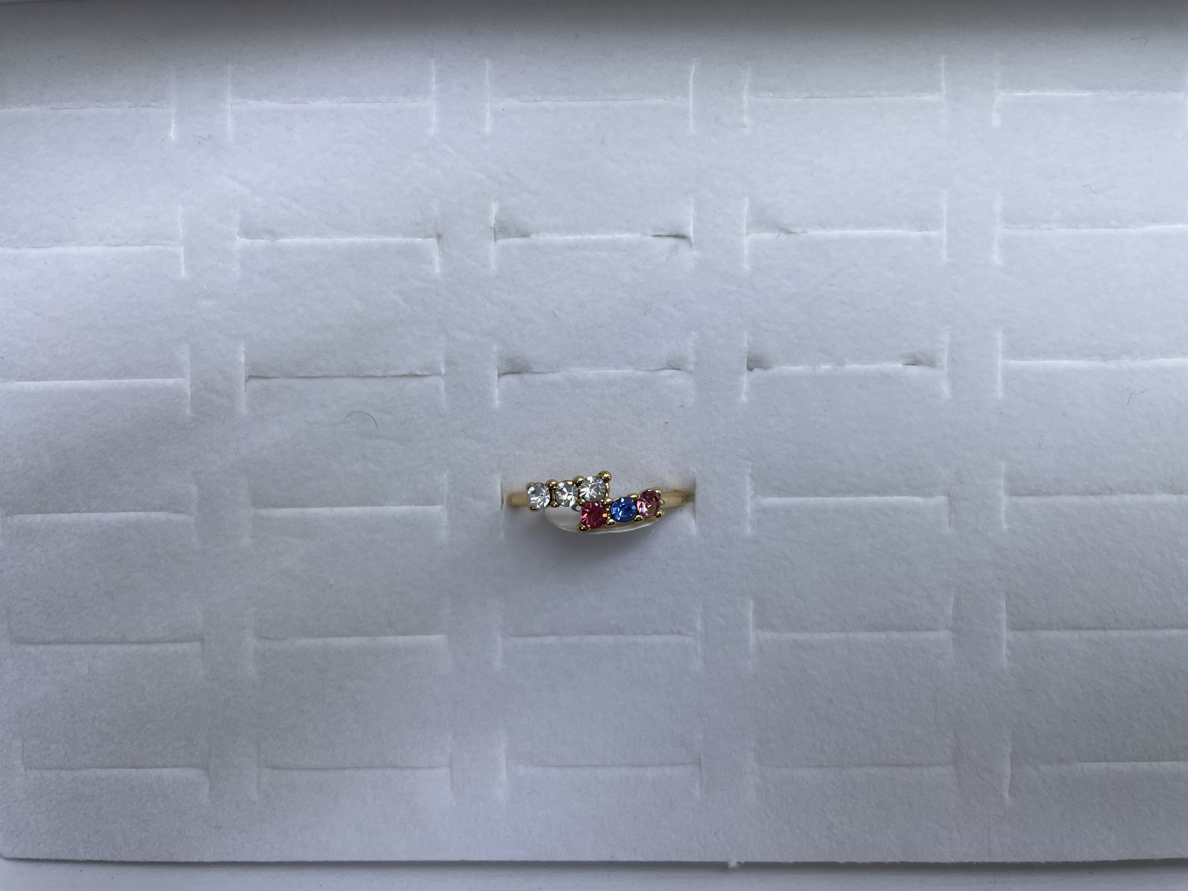 长城主题设计钛钢锆石戒指 银色指环 独特饰品 精致耐磨不褪色男女款产品图