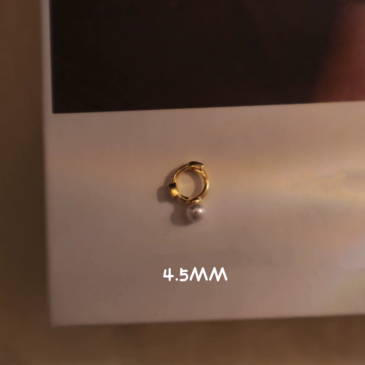 单只售超迷你耳皮钉睡觉不用摘纯银mini珍珠小耳圈日系极小耳骨钉耳钉细节图