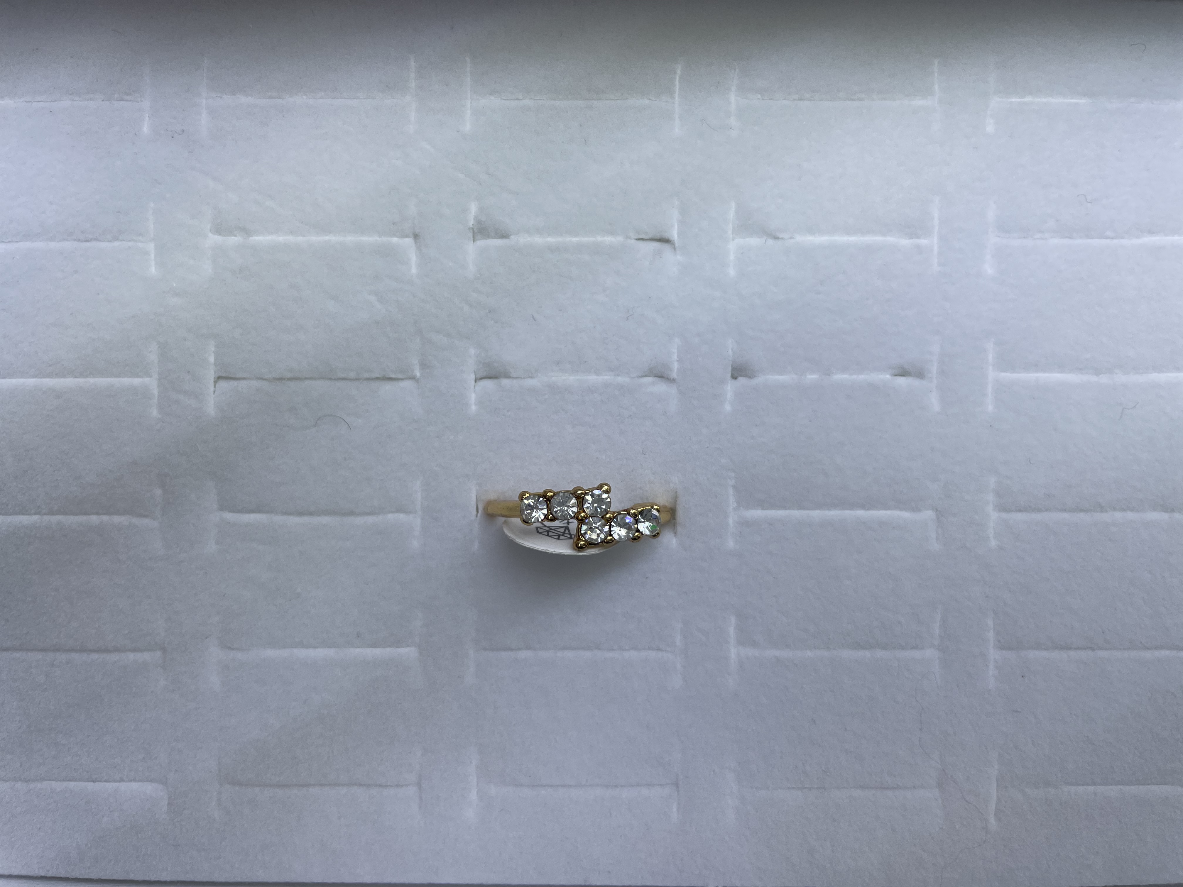 长城主题设计钛钢锆石戒指 银色指环 独特饰品 精致耐磨不褪色男女款