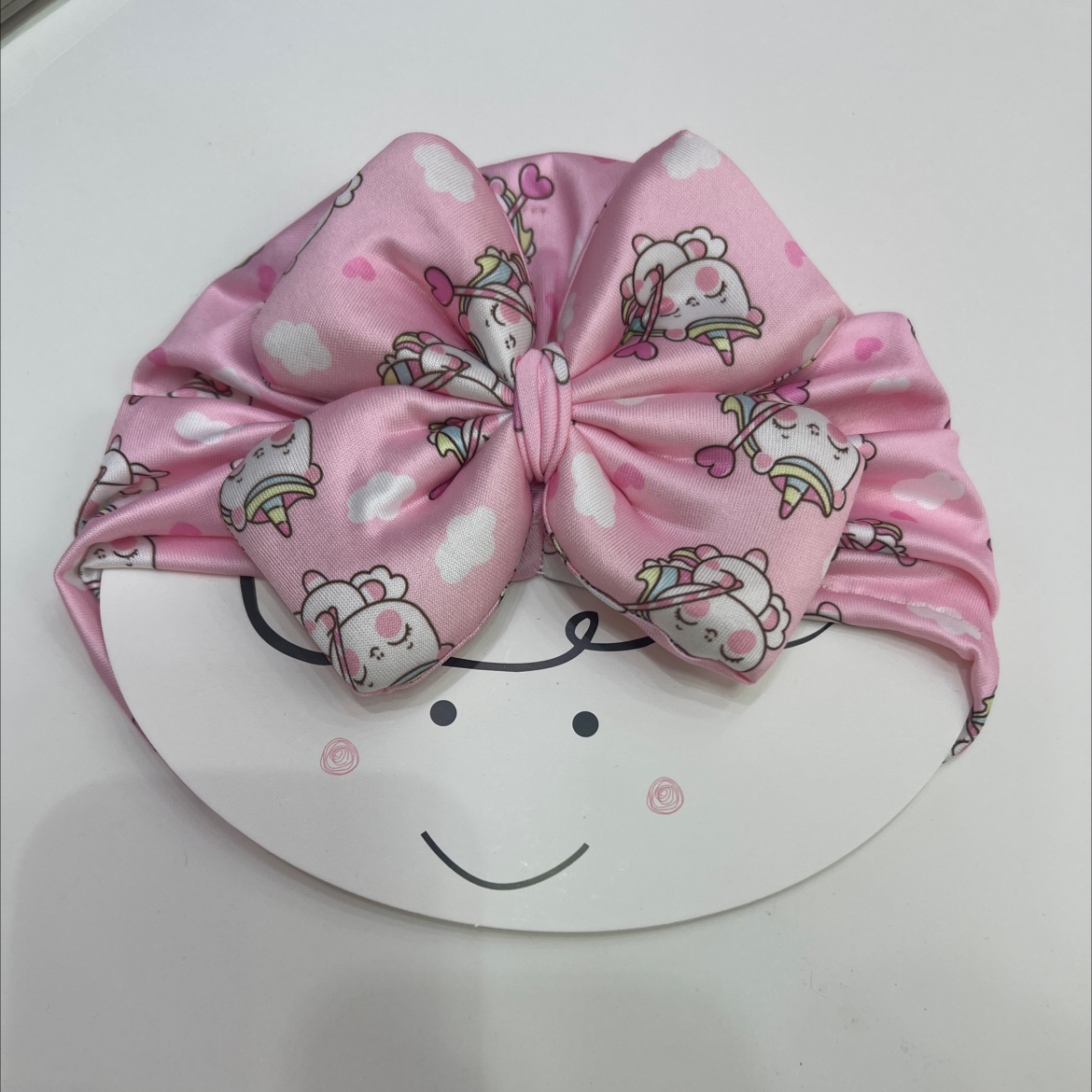 女童发饰精美甜美可爱头饰发饰品 简约时尚发礼盒装宝宝发饰婴幼儿帽子头饰袜子满月生日新生儿套装拍照印度头饰