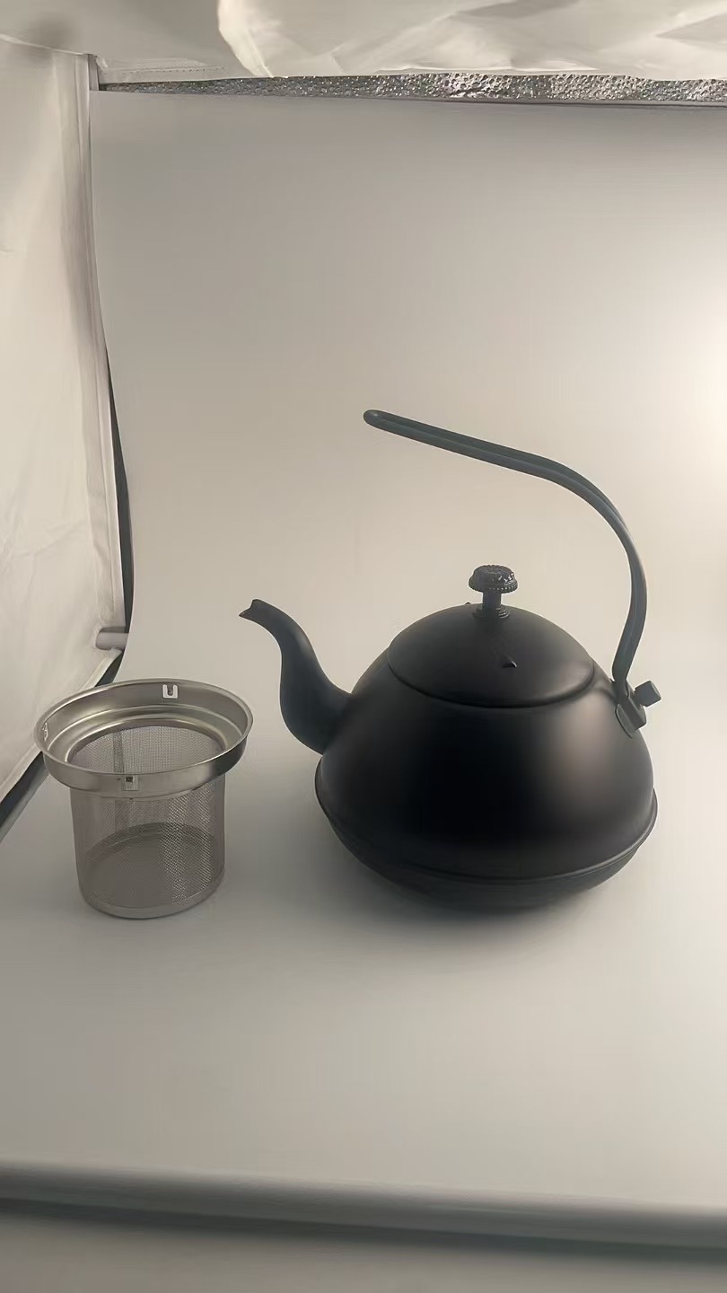 加厚不锈钢饭店餐厅酒店茶壶茶水壶电磁炉烧水壶带滤网餐馆茶壶