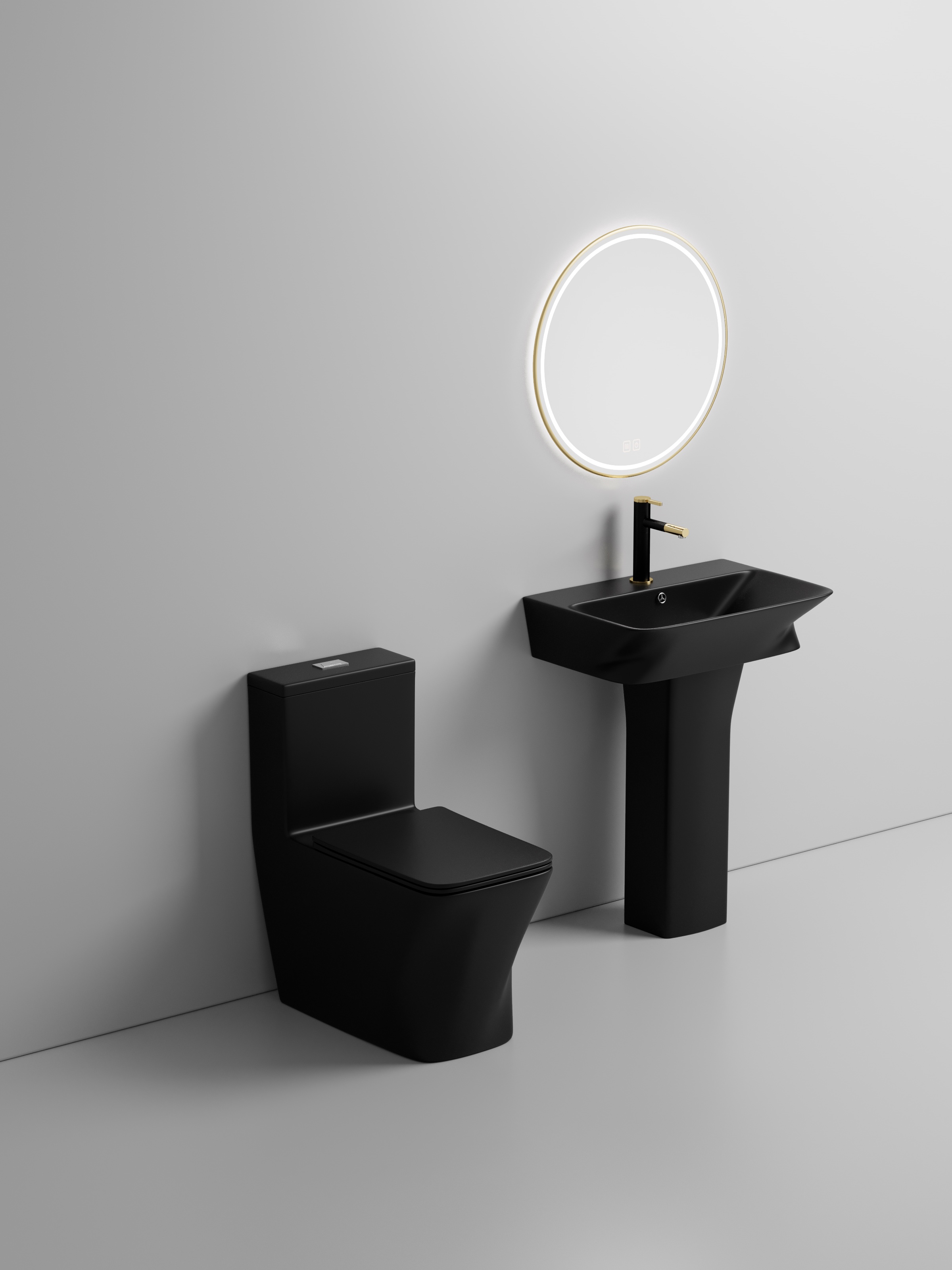 高档建材卫浴洗手盆漱台 现代简约设计 耐用易清洁 家用卫生间必备品细节图