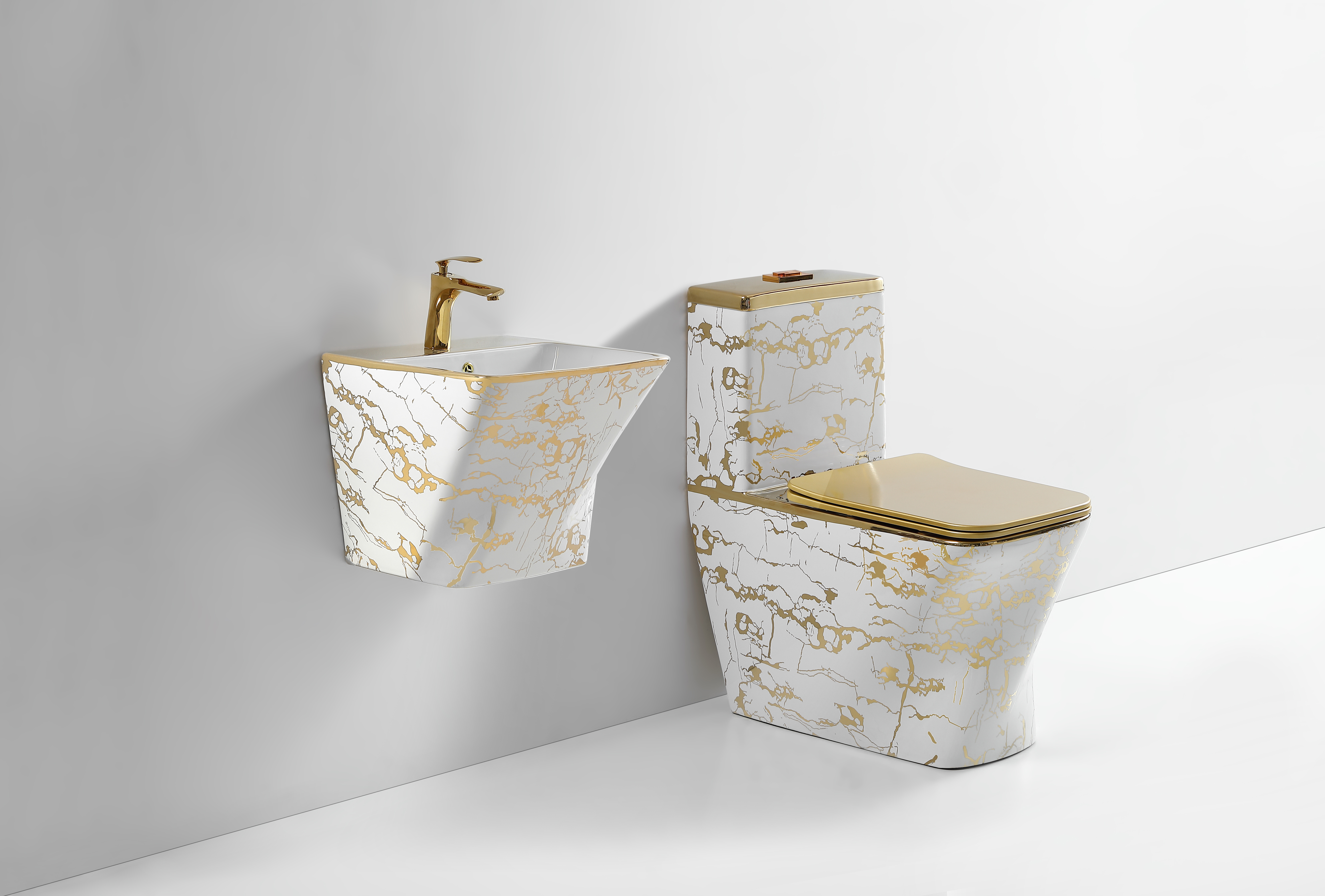 高档建材卫浴洗手盆漱台 现代简约设计 耐用易清洁 家用卫生间必备品详情图8