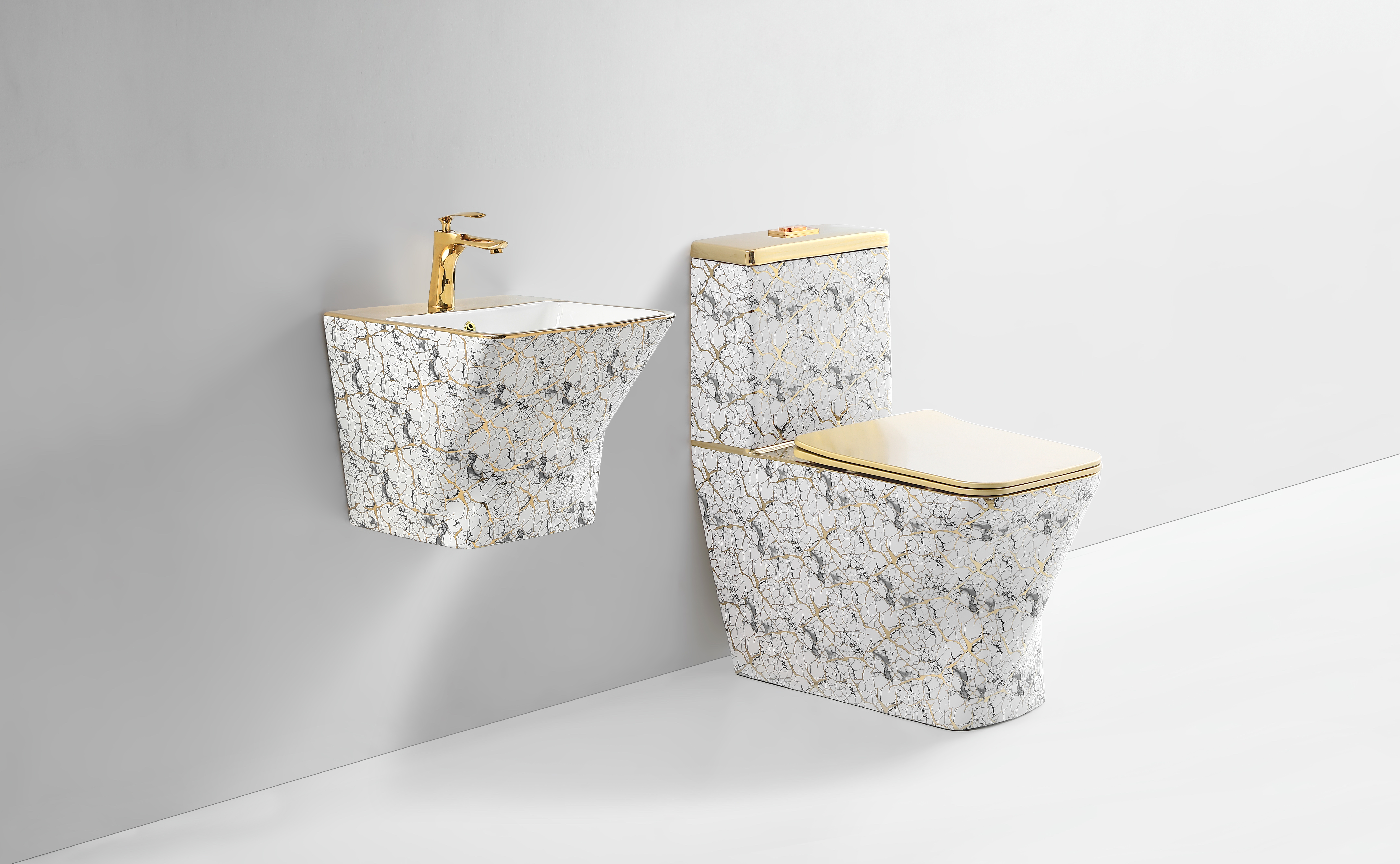 高档建材卫浴洗手盆漱台 现代简约设计 耐用易清洁 家用卫生间必备品详情图6