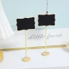 Mini blackboard ornaments, display message boards, small drawing boards, wedding props, creative home decoration, wooden handicrafts details Picture