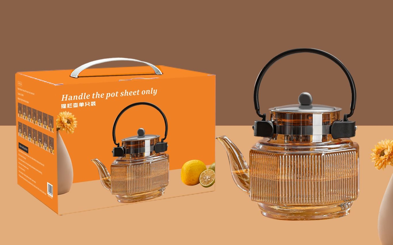 High borosilicate handle pot Item Picture