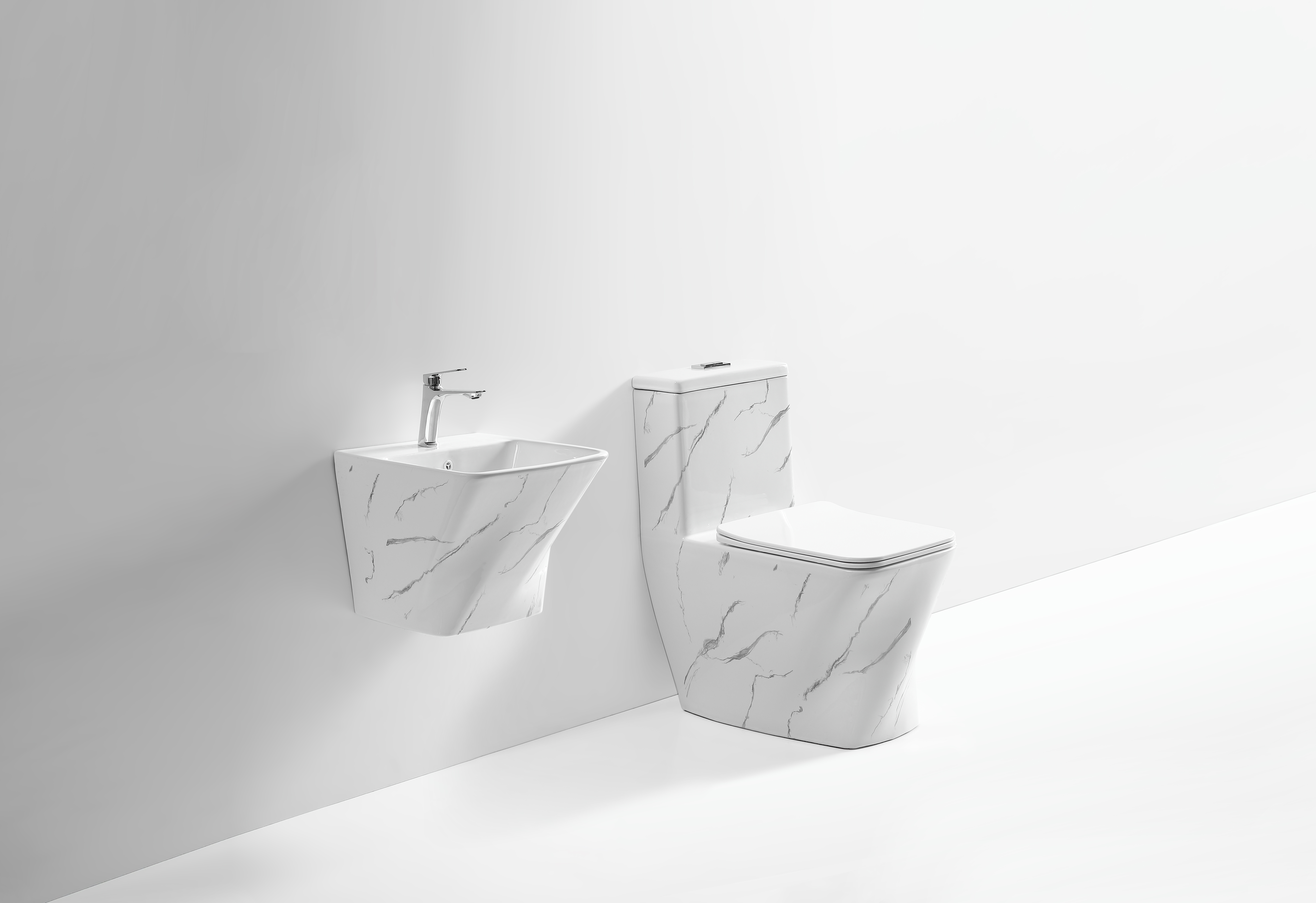 高档建材卫浴洗手盆漱台 现代简约设计 耐用易清洁 家用卫生间必备品详情图10