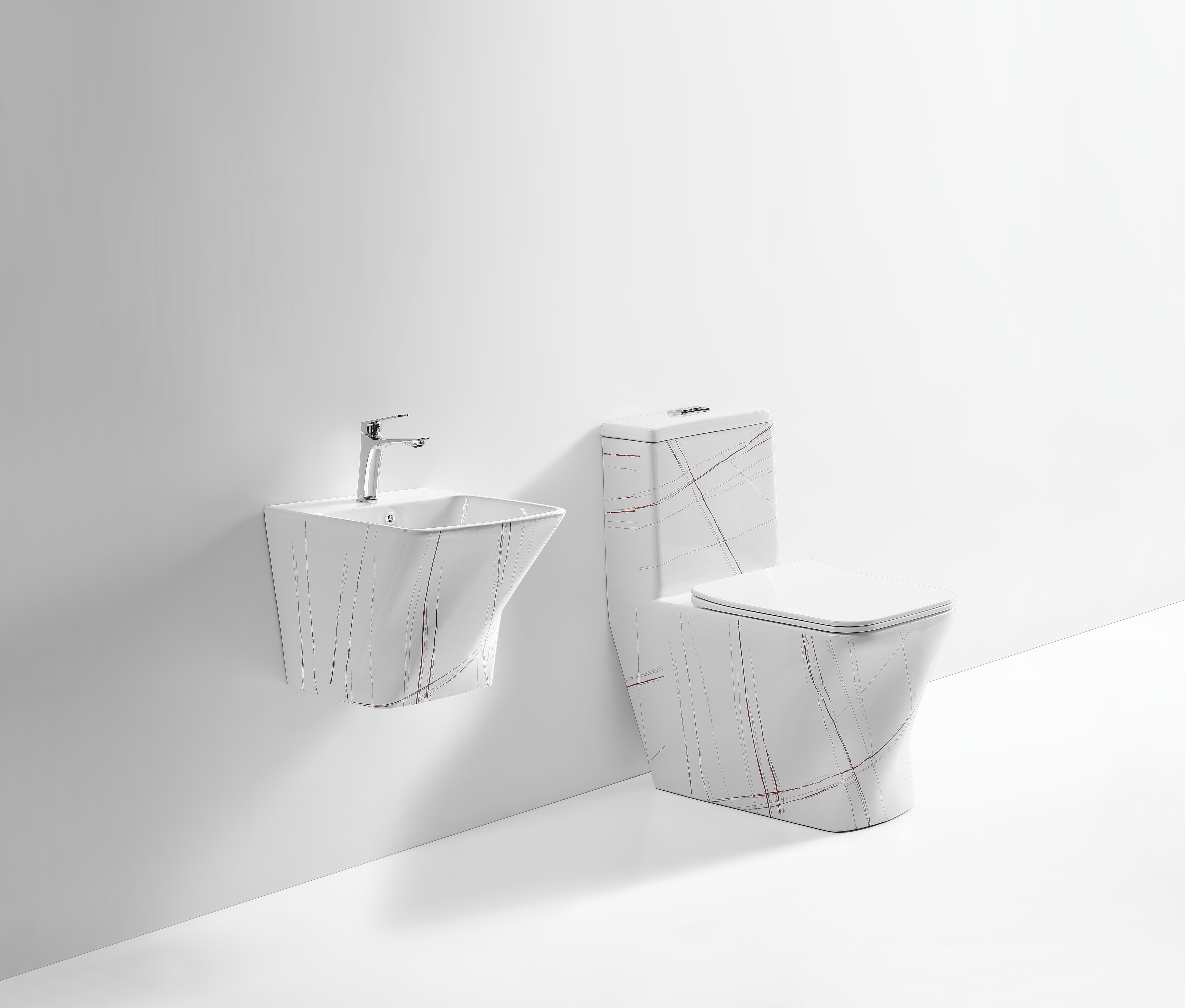 高档建材卫浴洗手盆漱台 现代简约设计 耐用易清洁 家用卫生间必备品详情图9